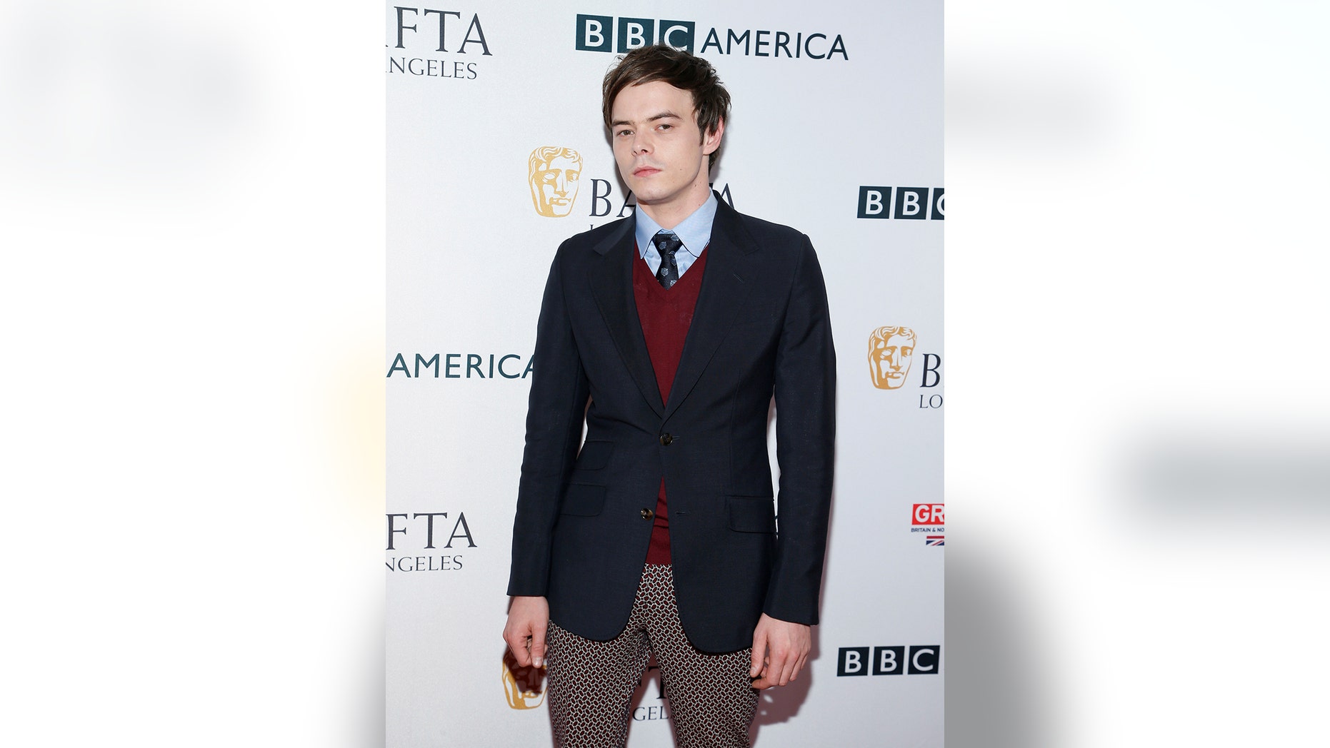 Actor Charlie Heaton poses at BAFTA Los Angeles + BBC America TV Tea Party in Beverly Hills, California, U.S. September 16, 2017 . REUTERS/Danny Moloshok - RC1D1D6F7A30