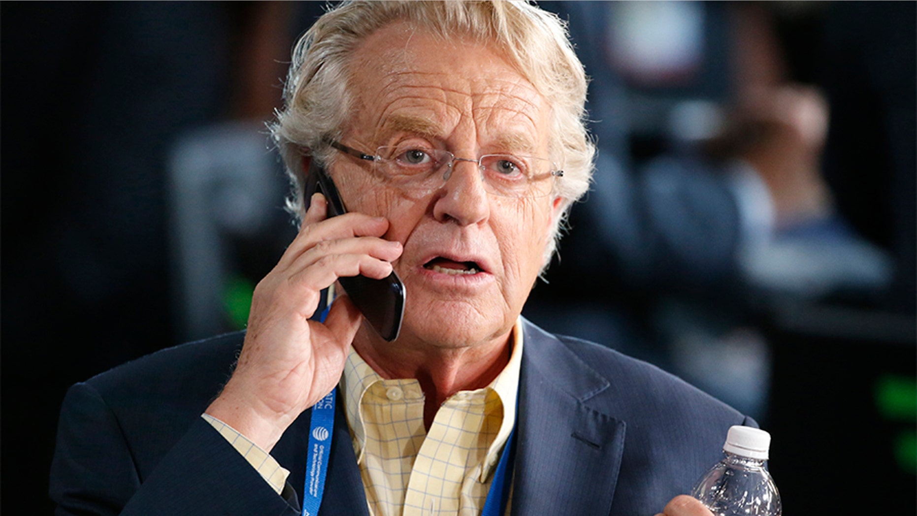 Television personality Jerry Springer at the Democratic National Convention in Philadelphia, Pennsylvania, U.S. July 25, 2016. REUTERS/Lucy Nicholson - HT1EC7P1MSV9G
