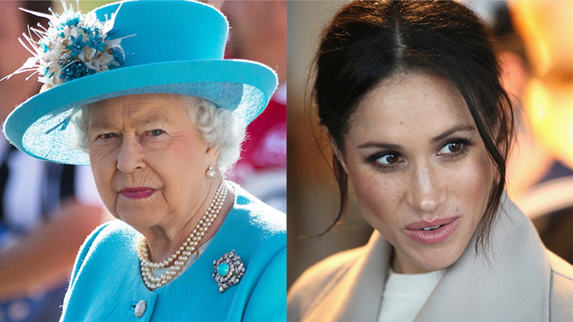 According to royal tradition, Queen Elizabeth II must approve the gowns of brides-to-be, like American actress Meghan Markle, who is engaged to her grandson Prince Harry.