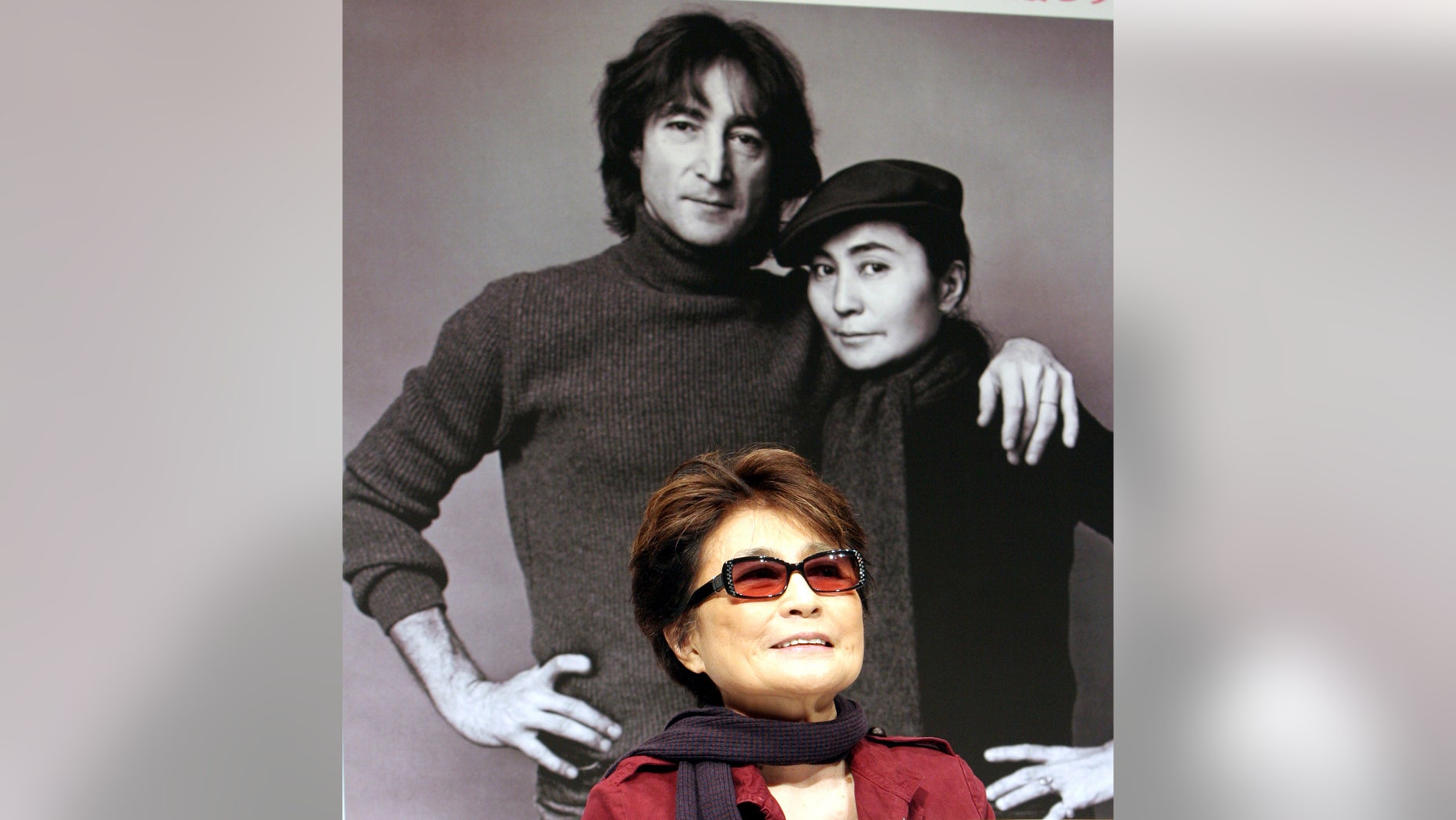 Yoko Ono, widow of former Beatles' John Lennon, speaks at a news conference in Tokyo November 2, 2006.