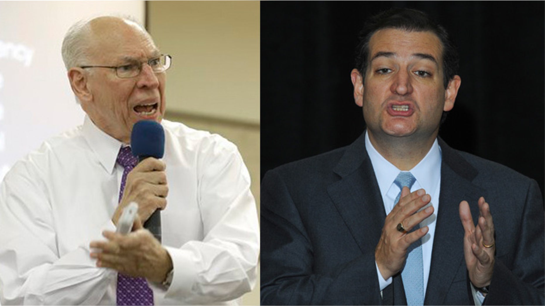 Rafael Cruz and son Sen. Ted Cruz.