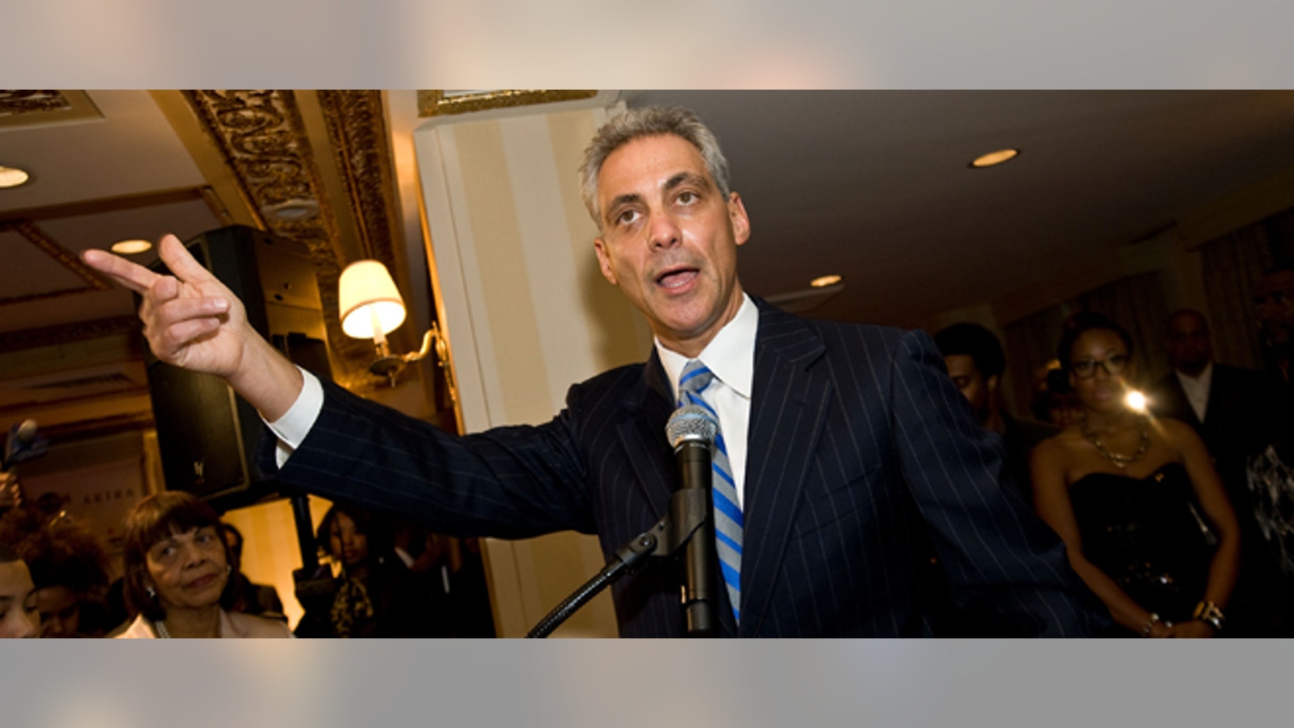 CHICAGO, IL - APRIL 16: Chicago Mayor-Elect Rahm Emanuel attends the 2011 Common Ground Foundation gala fundraiser at the Intercontinental Hotel on April 16, 2011 in Chicago, Illinois. (Photo by Timothy Hiatt/Getty Images) *** Local Caption *** Rahm Emanuel