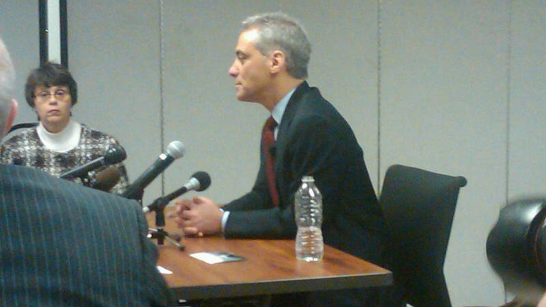 Rahm Emanuel in the Witness Chair (Fox News Photo / Marla Cichowski)