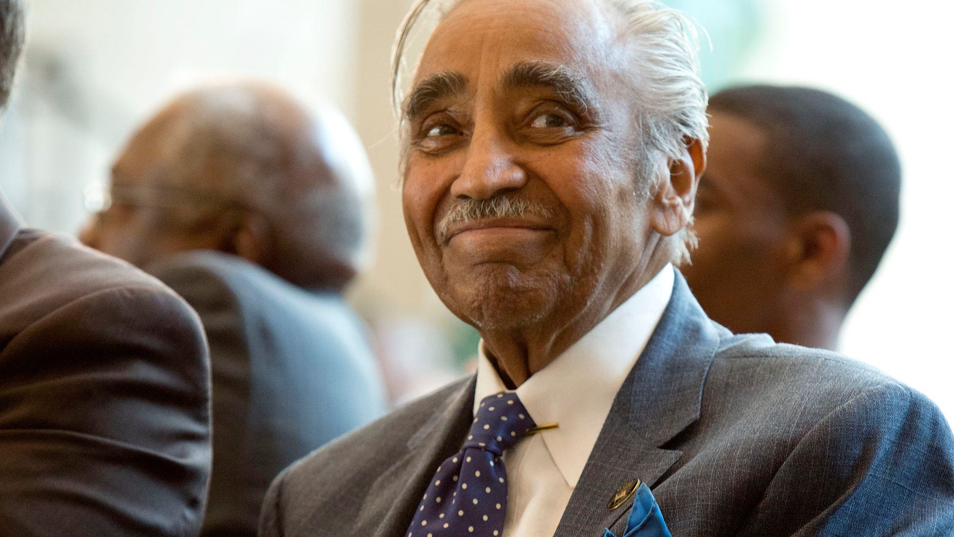 FILE: June 27, 2012: Rep. Charles Rangel, D-N.Y., at a ceremony at which the Congressional Gold Medal were awarded to the Montford Point Marines, on Capitol Hill in Washington, D.C.
