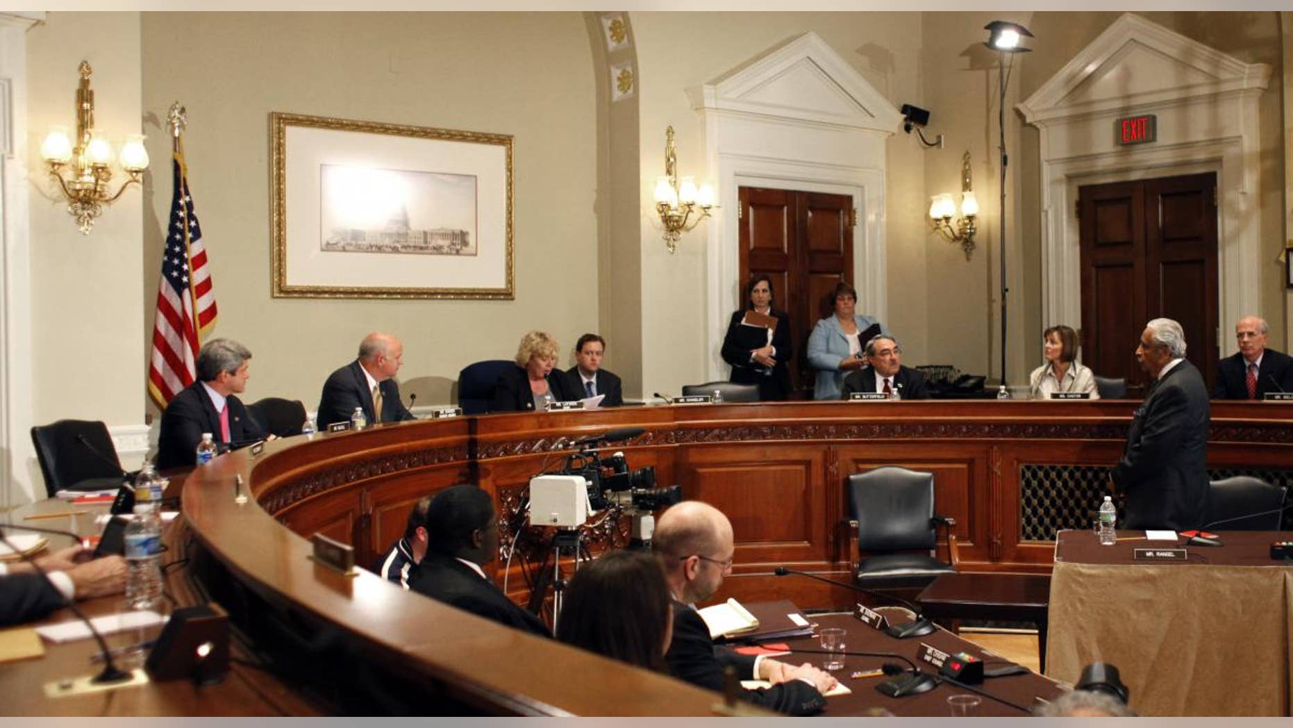 Charlie Rangel in front of the House Ethics Committee on November 18, 2010/AP Photo