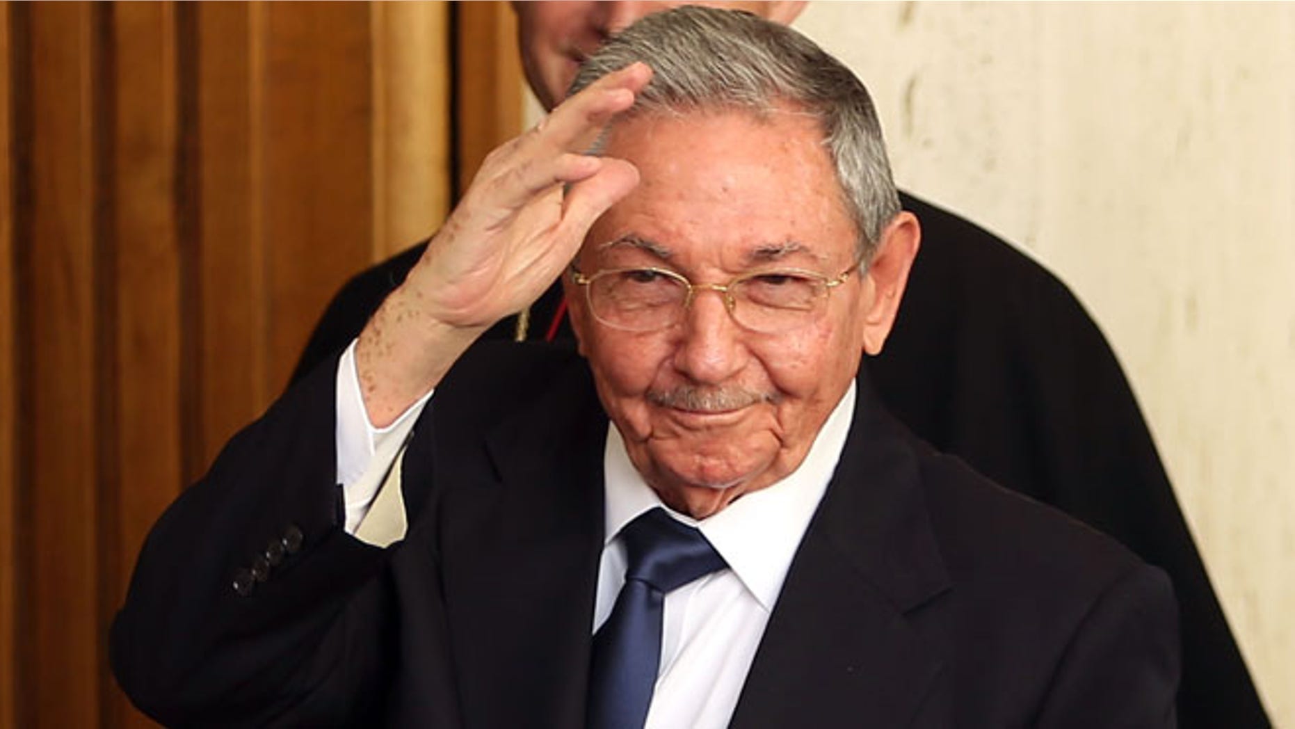 President of Cuba Raúl Castro on May 10, 2015 in Vatican City, Vatican.