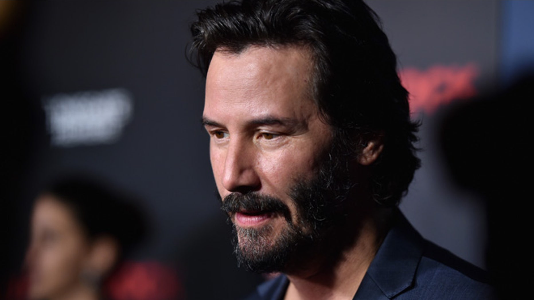 Keanu Reeves on October 7, 2015 in Hollywood, California.