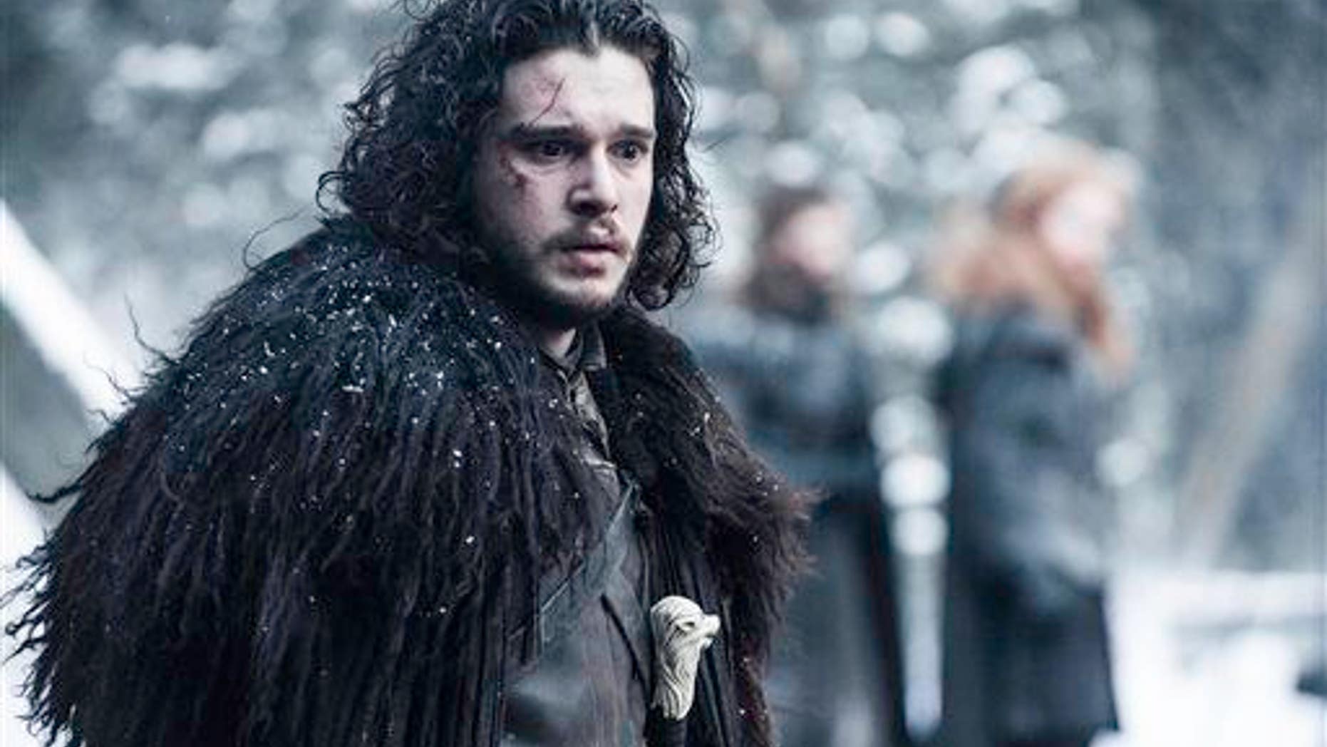 Jon Snow, formerly and once again alive, in a scene from "Game of Thrones."