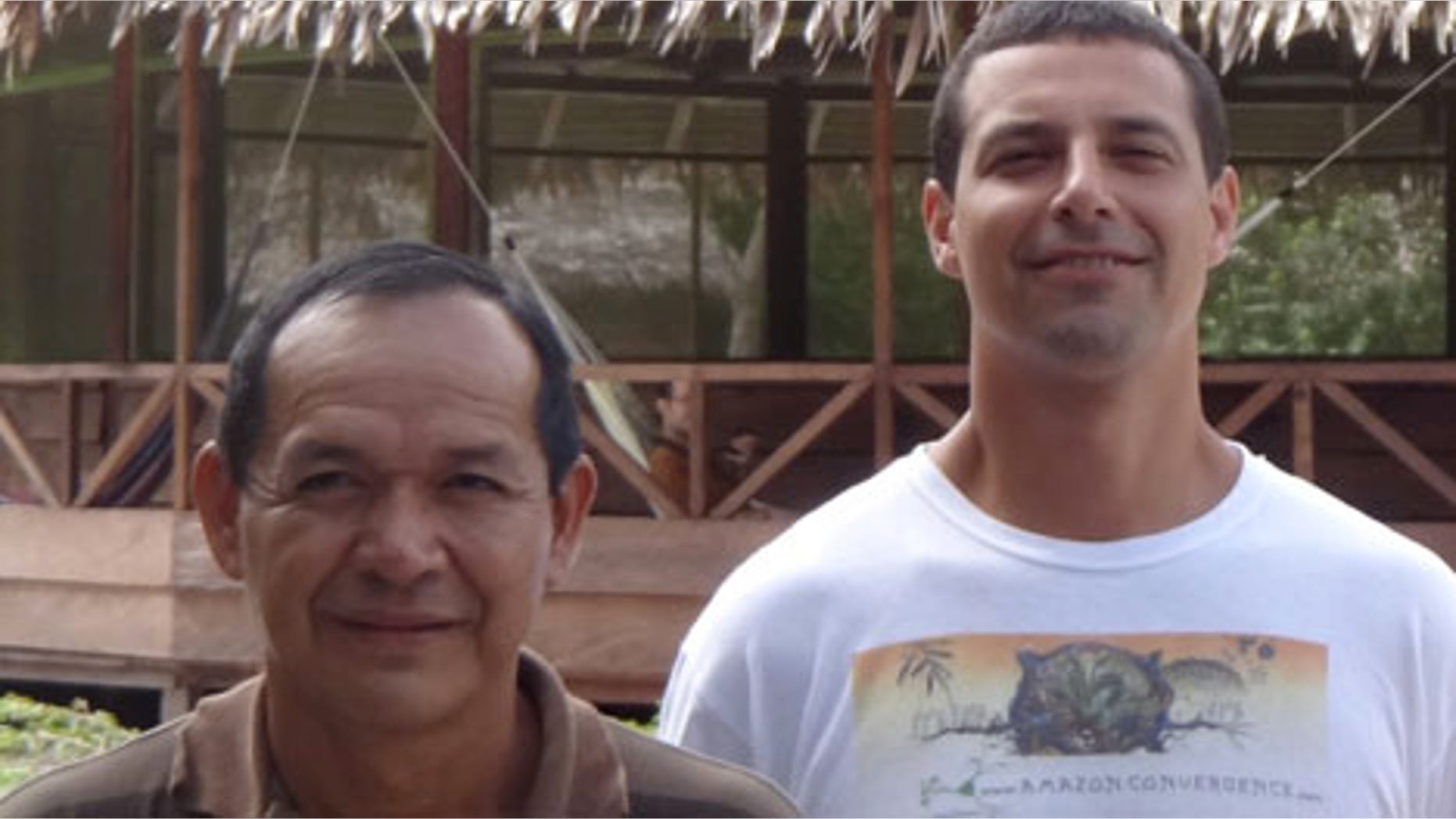 Ricardo Amaringo and Joe Tafur at Nihue Rao shamanic healing center