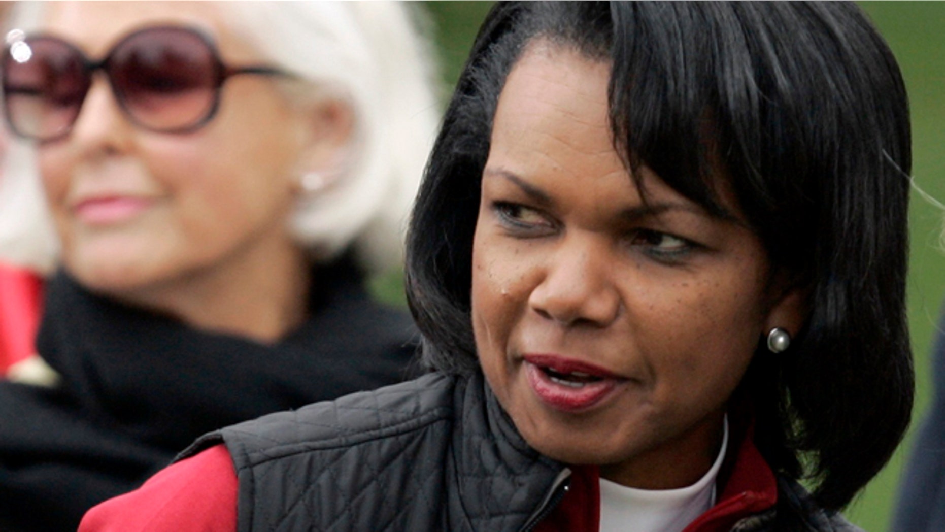 FILE: Condoleezza Rice said she will not be delivering the commencement address at Rutgers University’s graduation ceremony this month, saying the invitation has become a “distraction.”