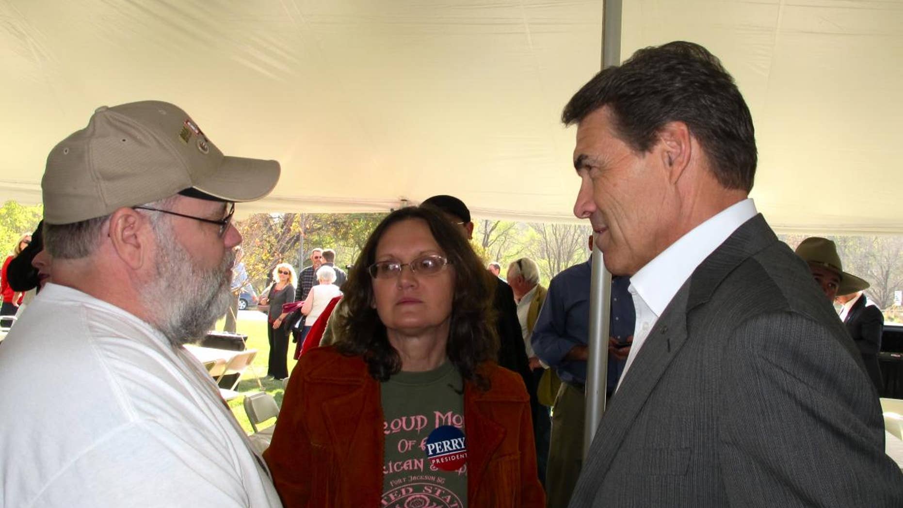 Rick Perry in Wilton, Iowa. (10.22 - Fox Photo)
