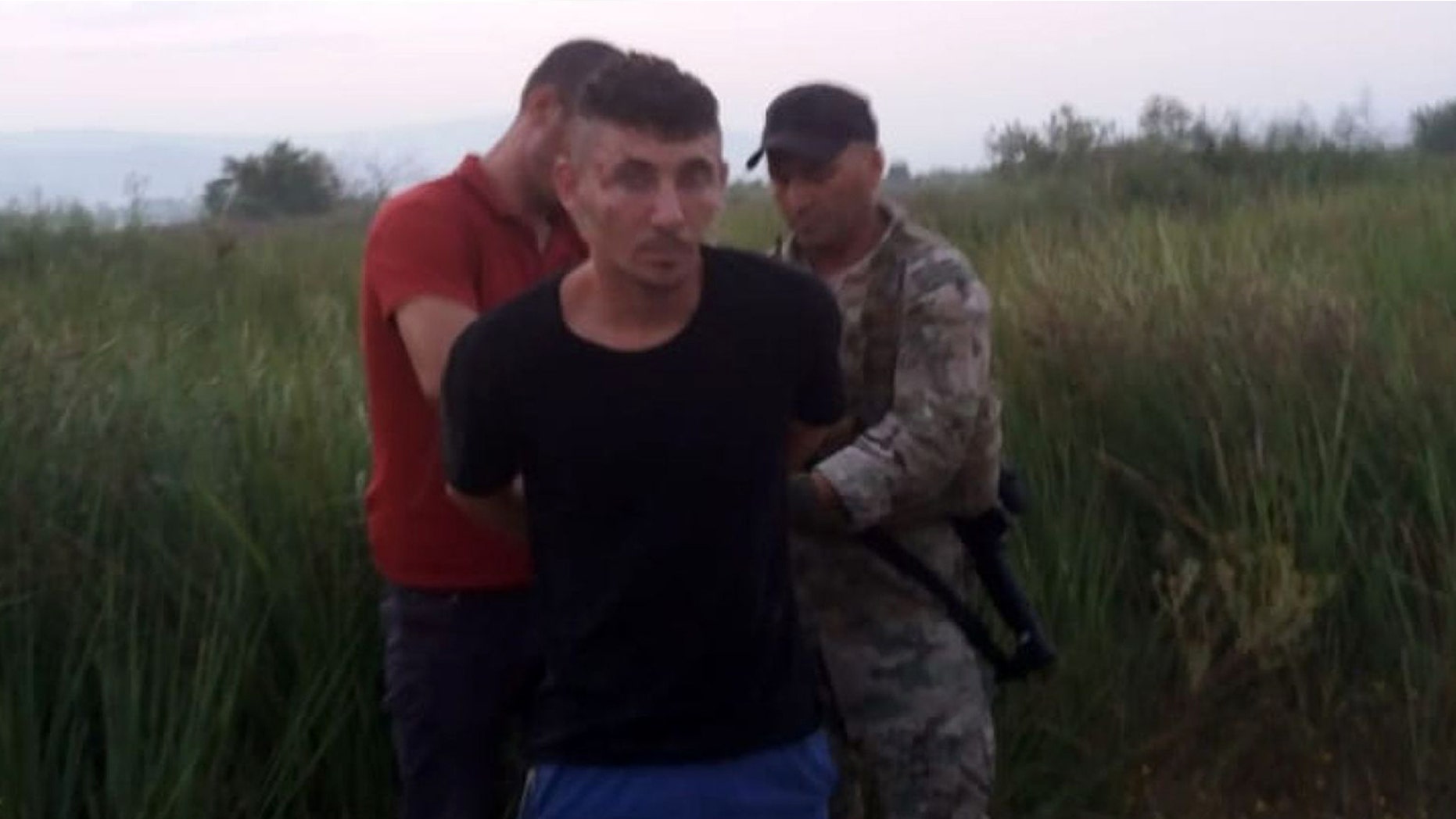 Ridvan Zykaj was arrested after a 12-hour manhunt.