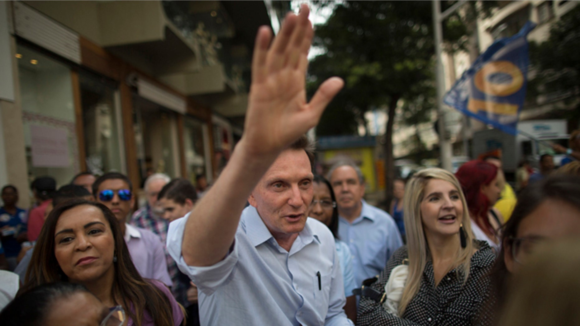 Marcelo Crivella, bishop of the Universal Church of the Kingdom of God, in a 2014 file photo.