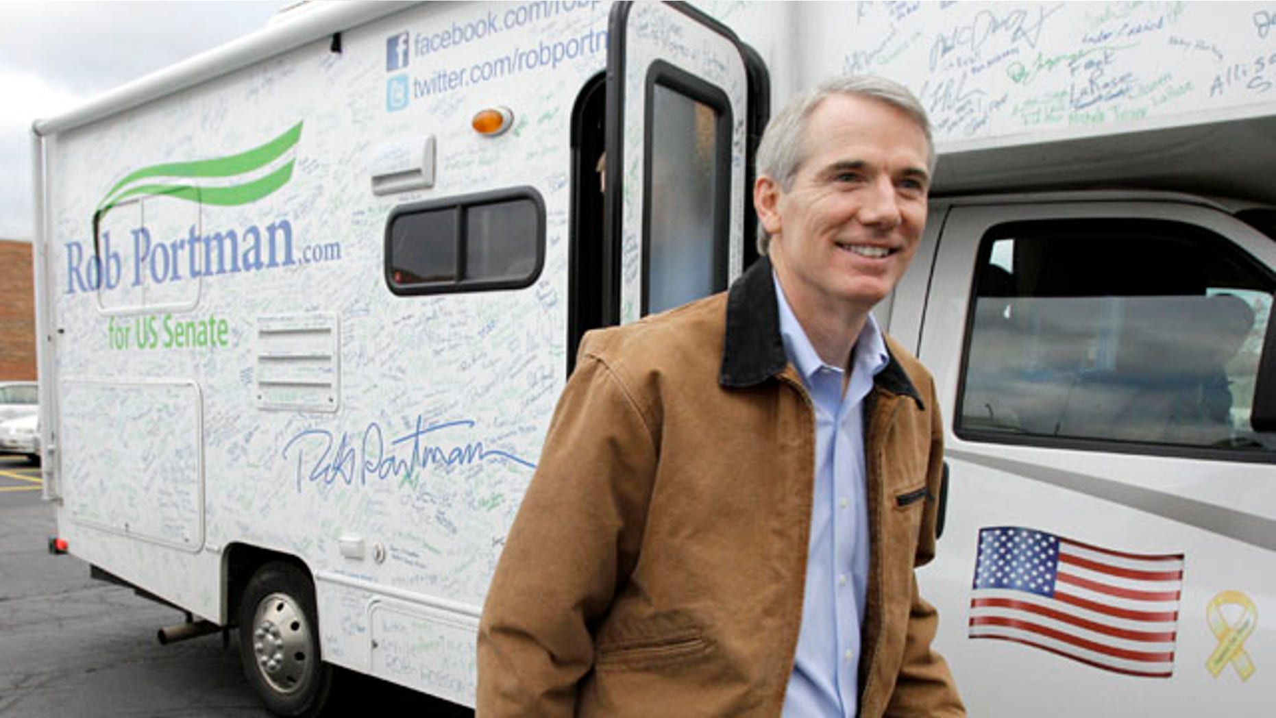 Ohio Republican Senate candidate Rob Portman clenched the state's open seat in an easy victory.