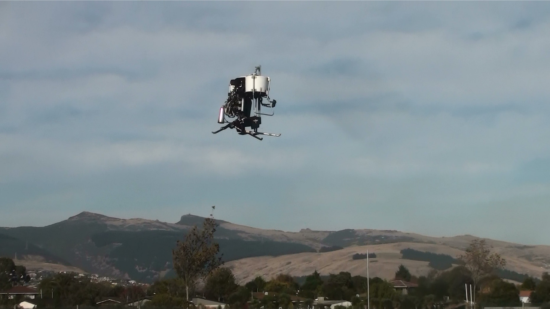 The Martin Skyhook on a test flight over the company's facilities in Australia. Martin CEO Richard Lauder told FoxNews.com he has this picture set as the desktop on his laptop computer.