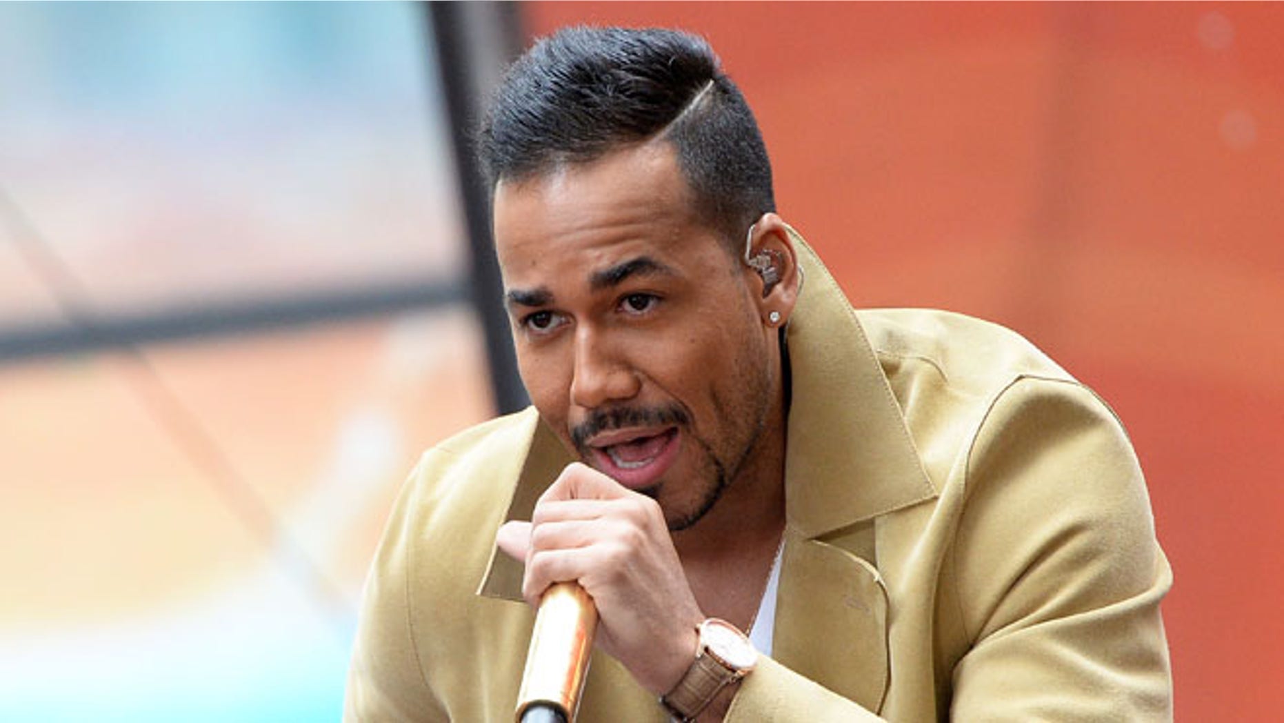 NEW YORK, NY - APRIL 27: Romeo Santos performs on the NBC's TODAY Show on April 27, 2015 in New York, New York. (Photo by Slaven Vlasic/Getty Images)