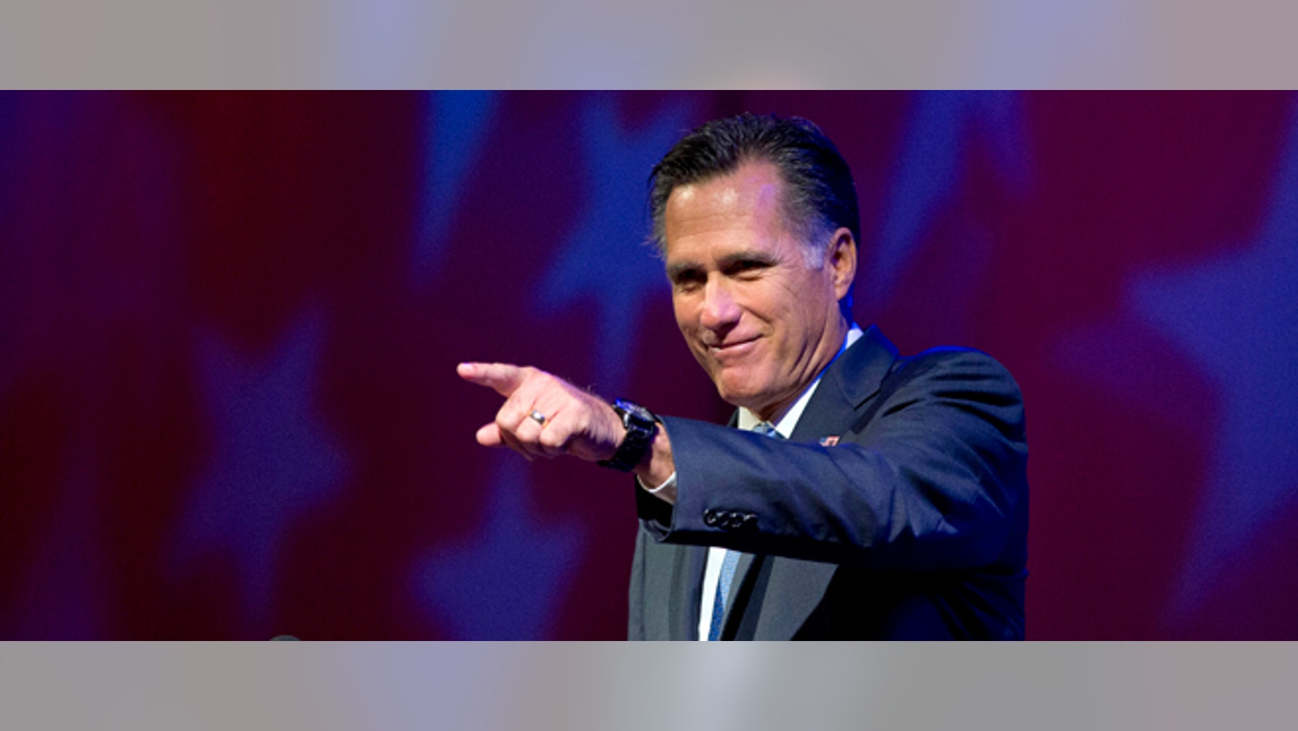 Republican presidential candidate, former Massachusetts Gov. Mitt Romney speaks at the American Legion National Convention, Wednesday, Aug. 29, 2012, in Indianapolis. (AP Photo/Evan Vucci)