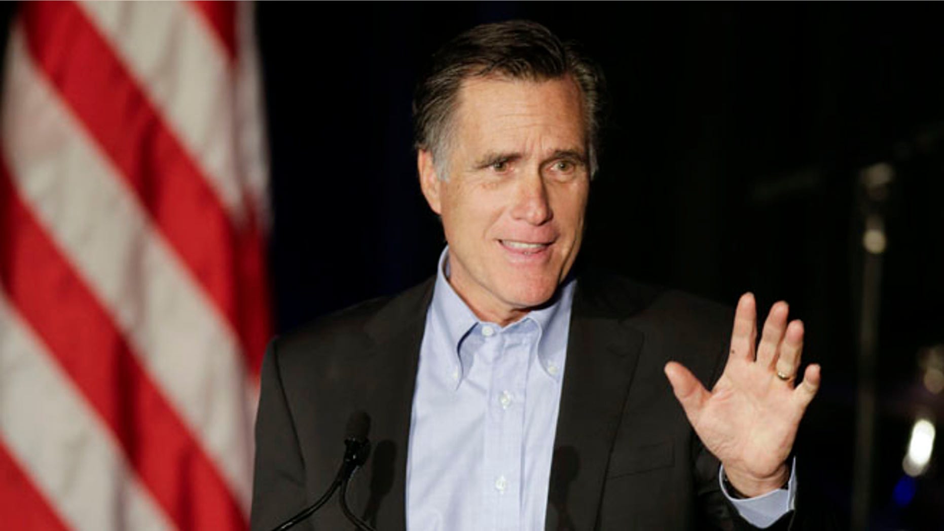 Jan. 16, 2015: Mitt Romney, the former Republican presidential nominee, at the Republican National Committee's winter meeting aboard the USS Midway Museum, in San Diego.