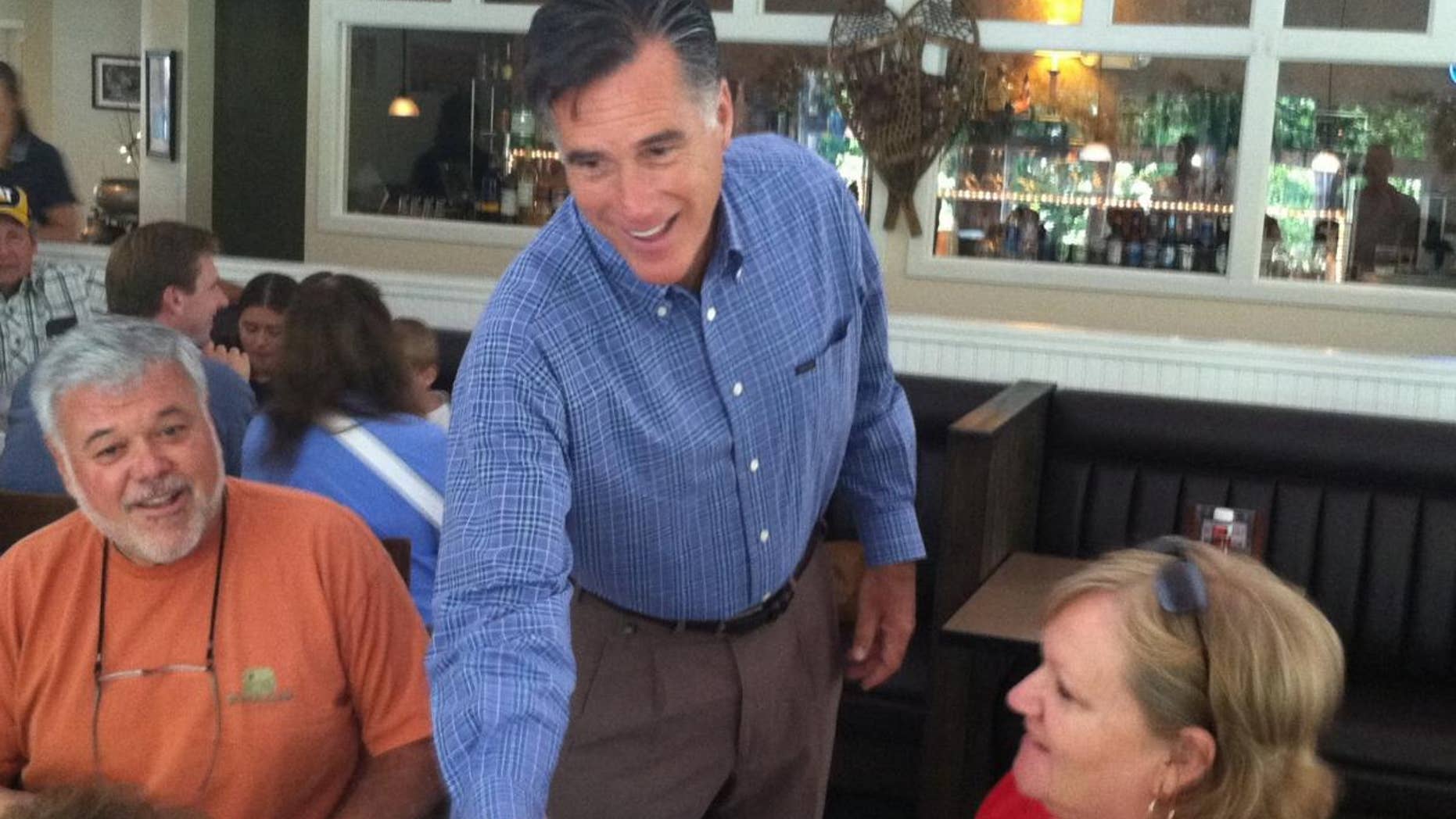 Romney in New Hampshire - Photo by Andrew Fone