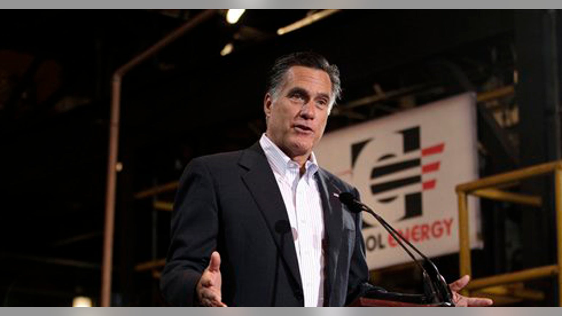 File: April 23, 2011: Mitt Romney campaigns in South Park Township, Pa.