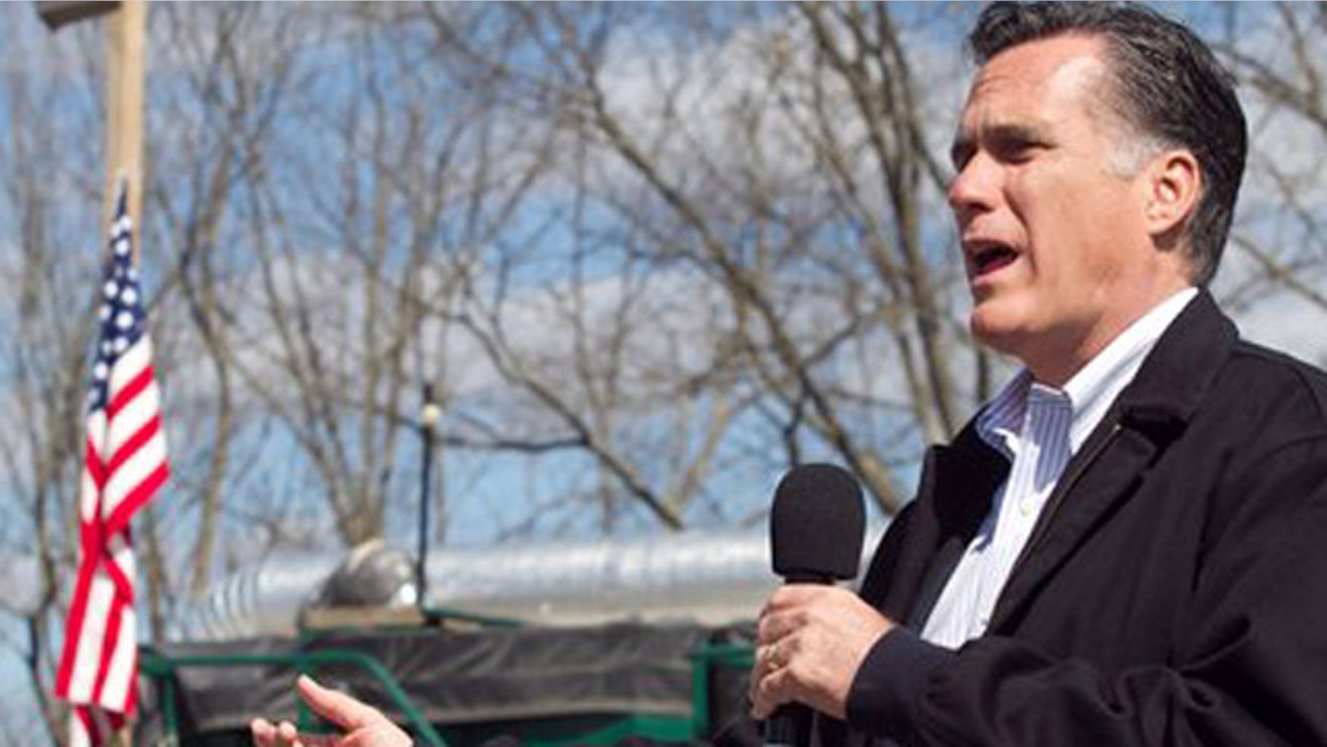 April 5, 2012: Republican presidential candidate, former Massachusetts Gov. Mitt Romney speaks about energy during a campaign stop in Tunkhannock, Pa.