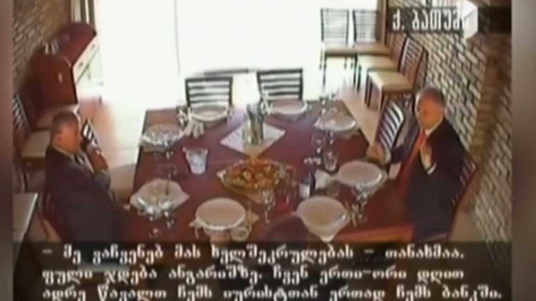 A meeting that was secretly taped revealed plans of the alleged attempt of Isreali businessman Ron Fuchs and his partner Ze'ev Frenkiel to bribe the Deputy Minister of Economy of Georgia.