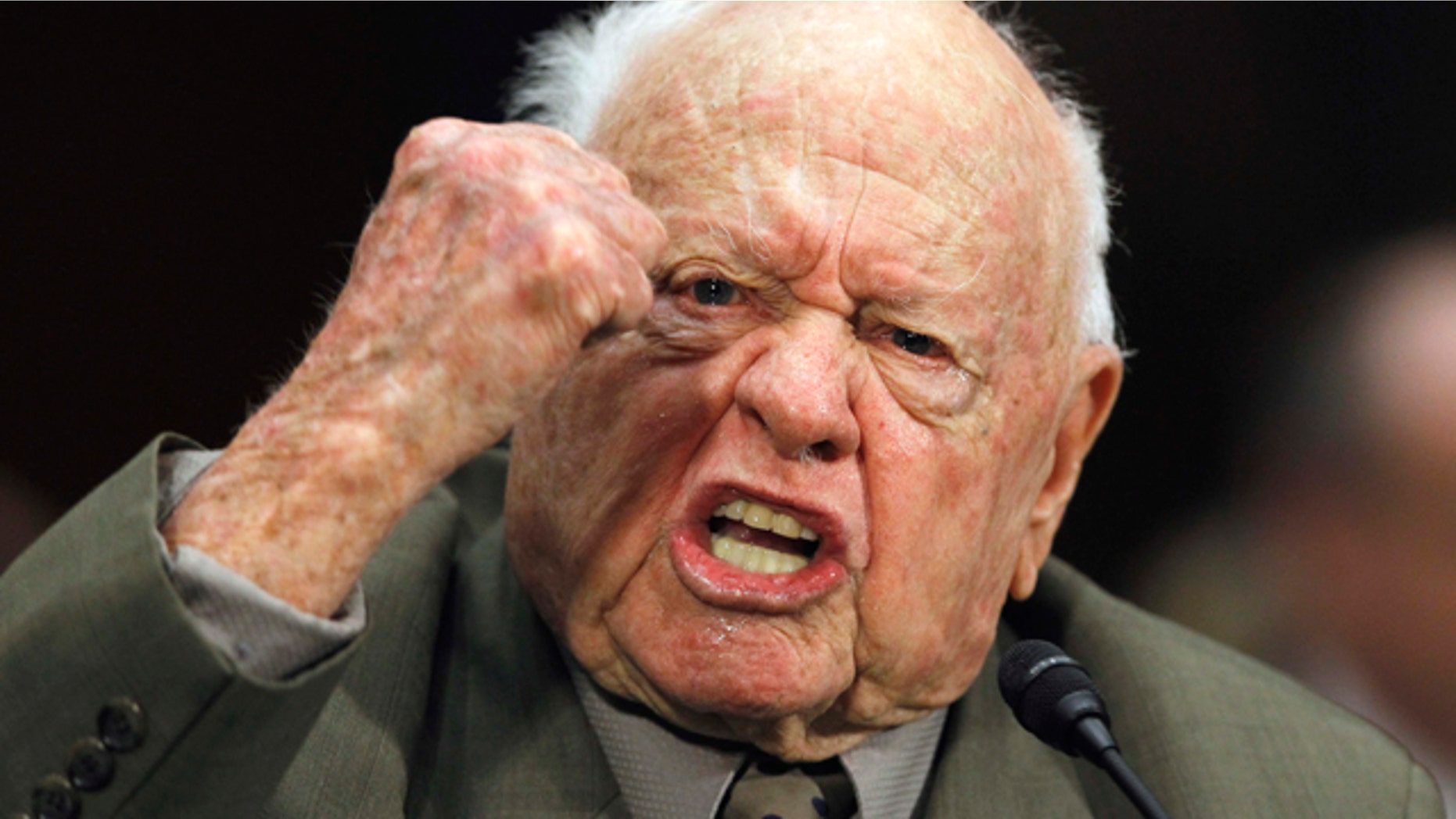 March 2: Mickey Rooney testifies about elder abuse before the Senate Aging Committee on Capitol Hill.