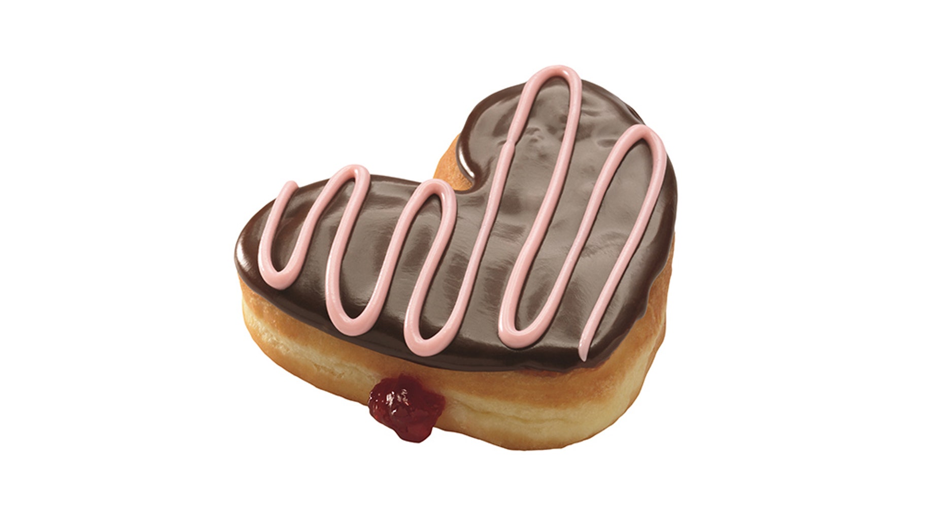 Dunkin’ Donuts is honoring Meghan Markle and Prince Harry’s May 19 nuptials in its own way: with a “Royal Love Donut.”
