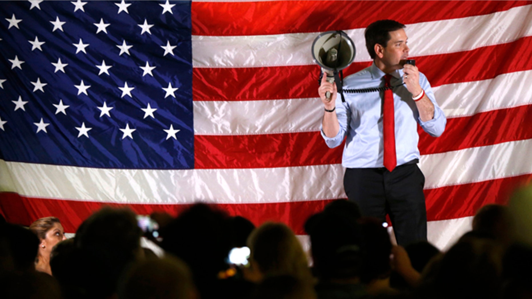 Republican presidential candidate Sen. Marco Rubio in Orlando, Fla., Sunday, March 13, 2016.
