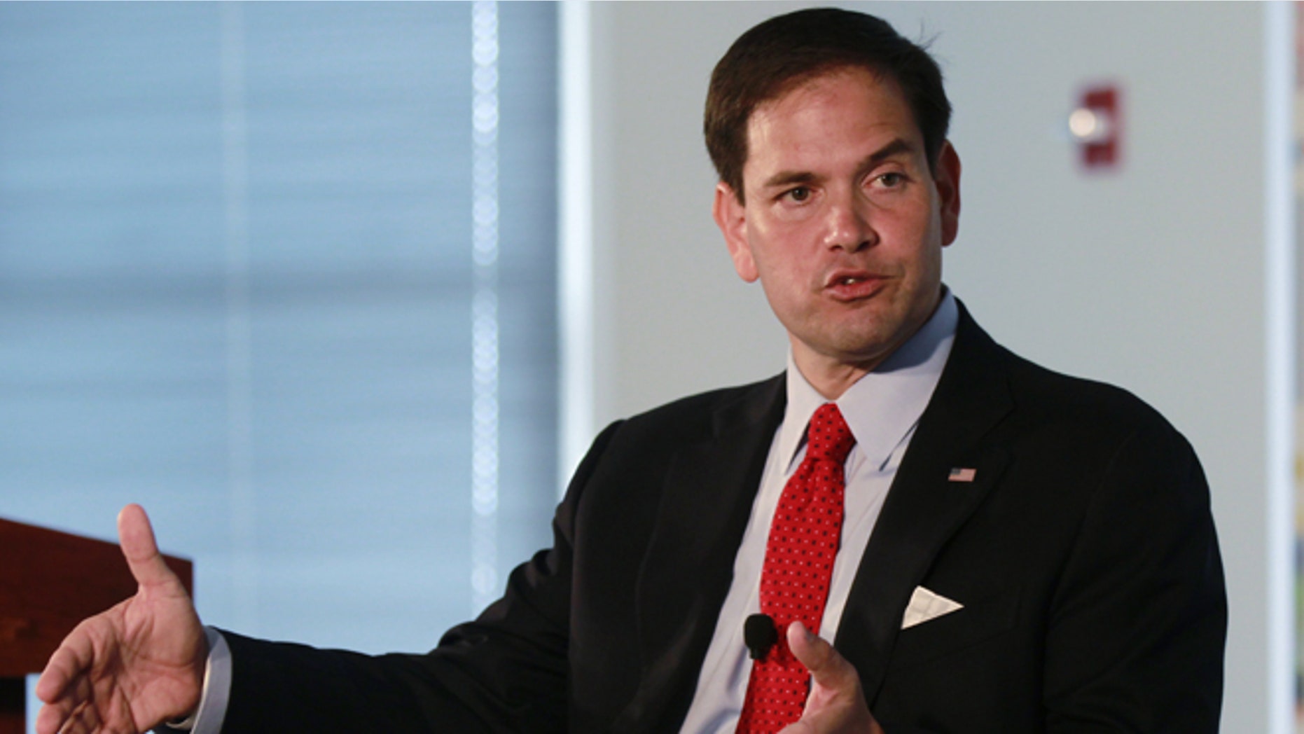 Republican presidential candidate Sen. Marco Rubio, R-Fla., speaks at 1871, an entrepreneurial hub for digital startups Tuesday, July 7, 2015, in Chicago. (AP Photo/Christian K. Lee)