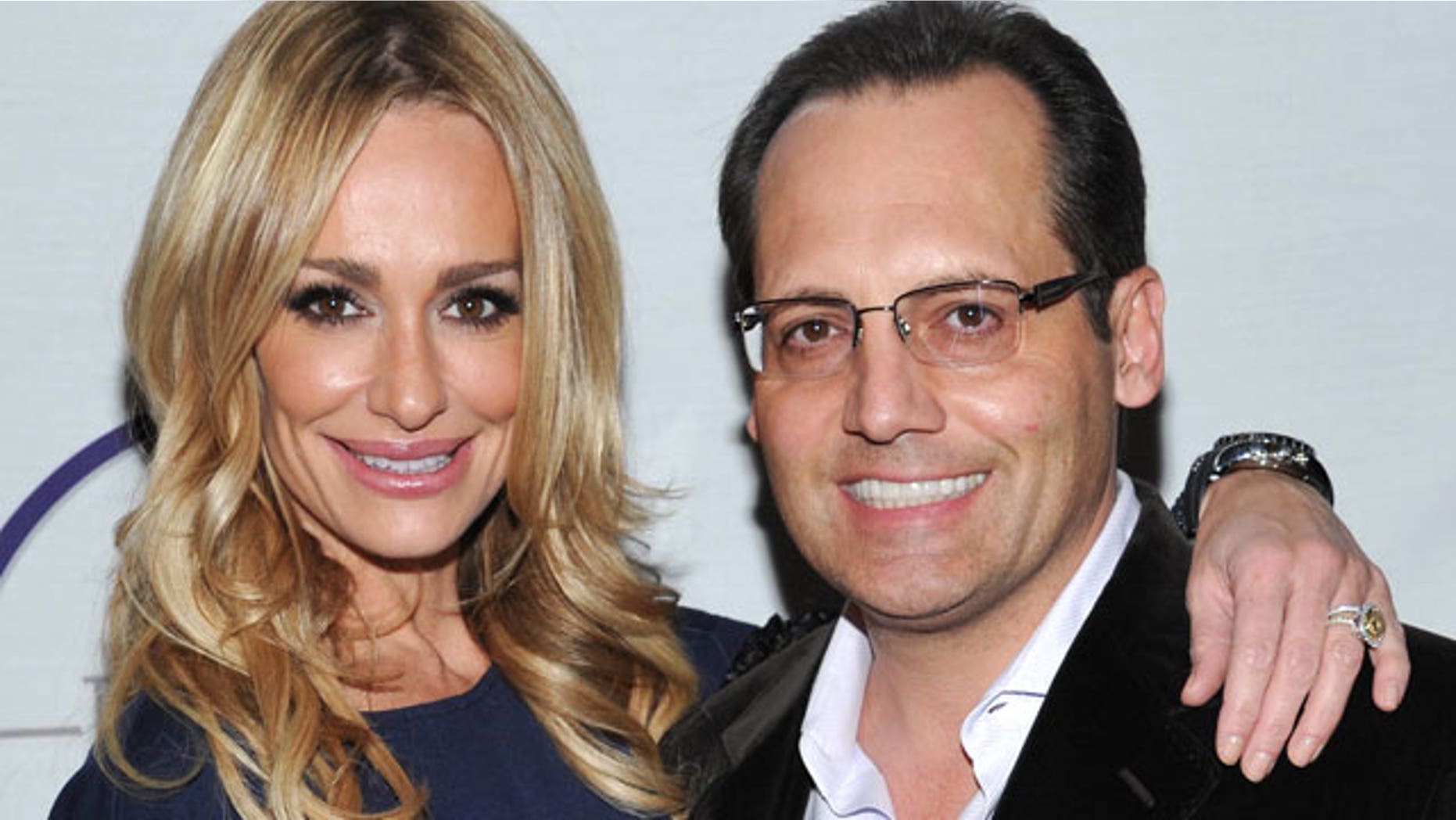 Taylor Armstrong and her late husband Russell Armstrong, who was found dead of an apparent suicide. (AP)