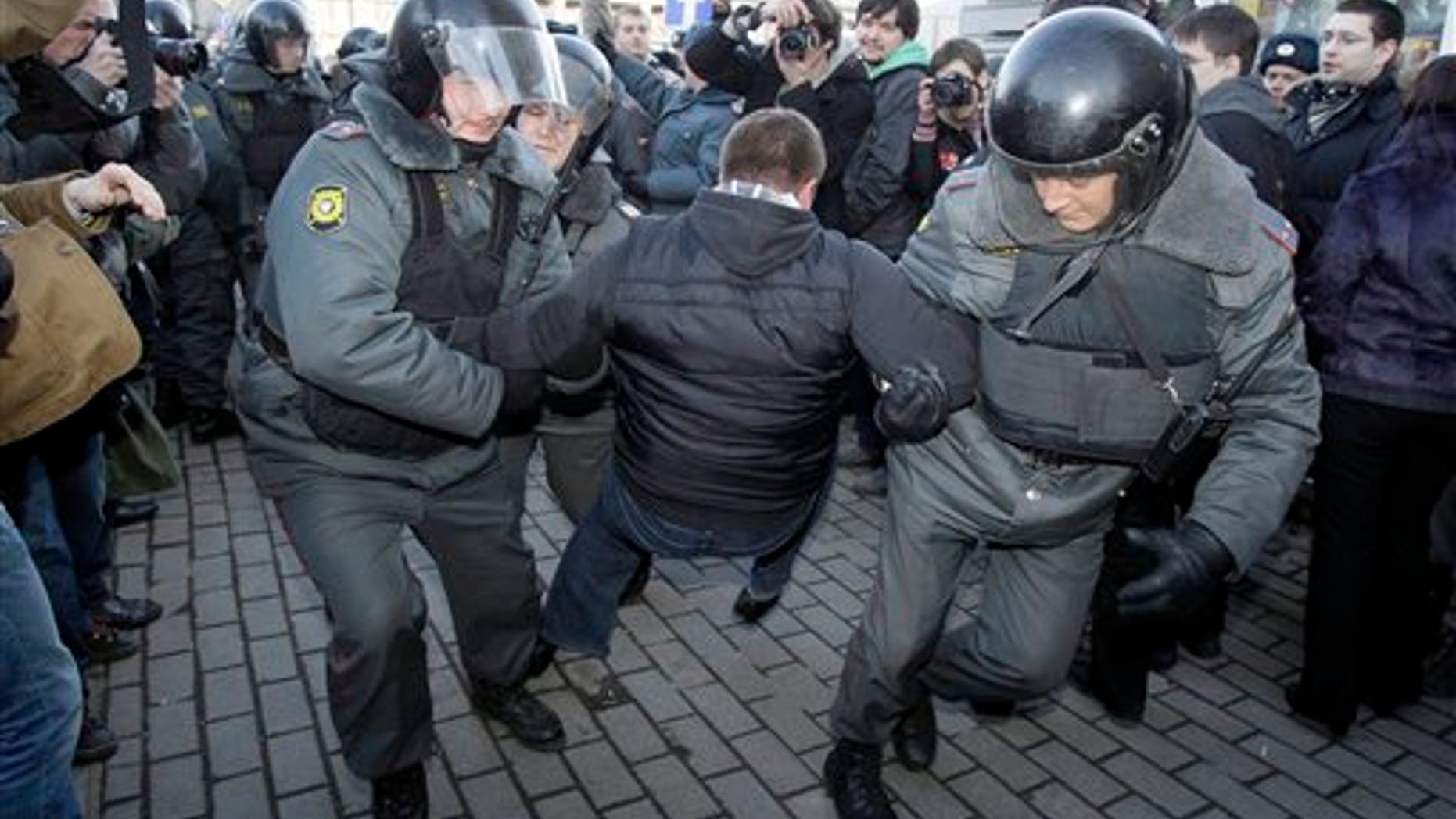 150 Detained in Moscow Anti-Gov't Protests | Fox News
