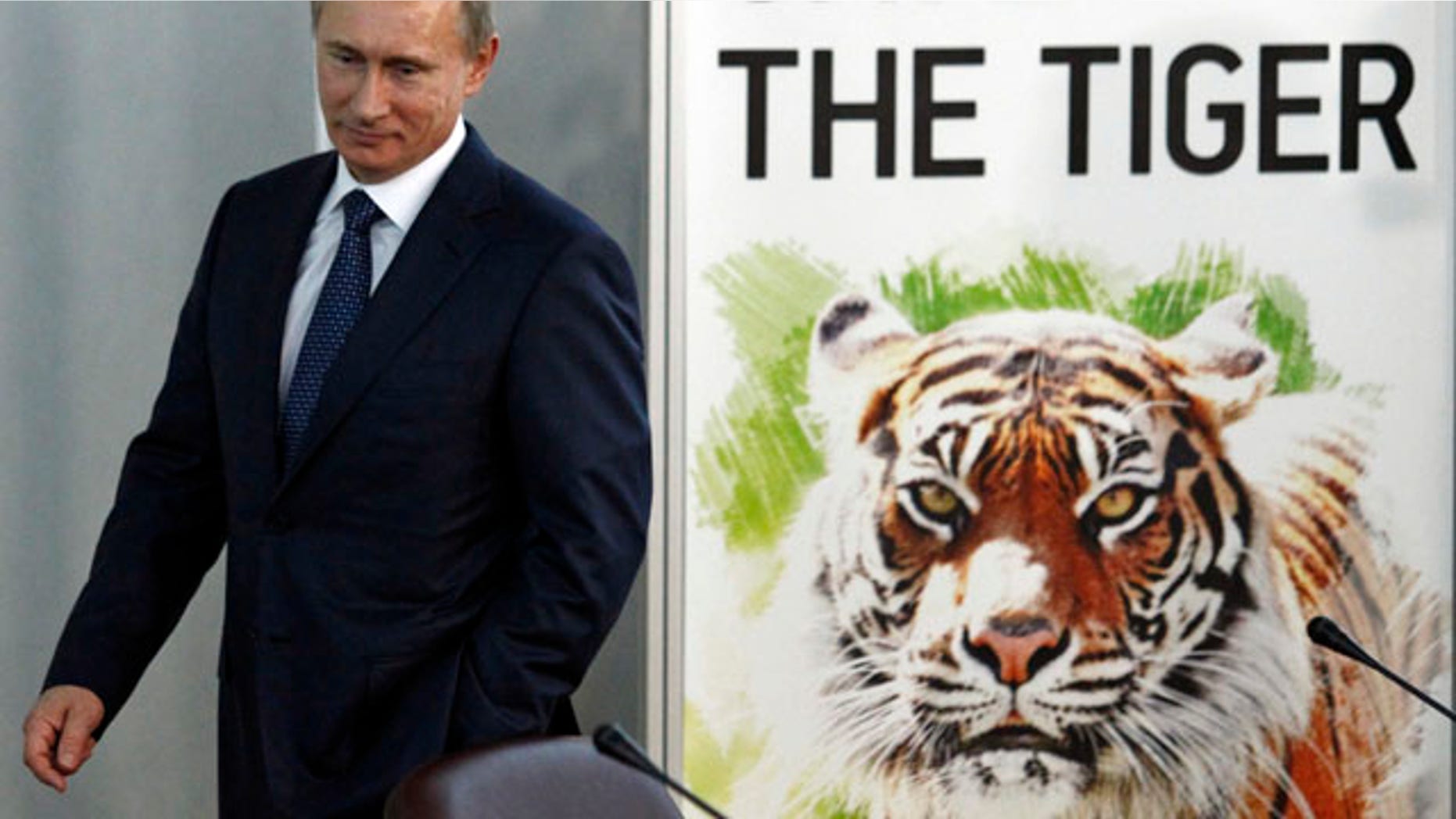 Nov. 23: Russian Prime Minister Vladimir Putin attends the International Tiger Forum in St.Petersburg, Russia.