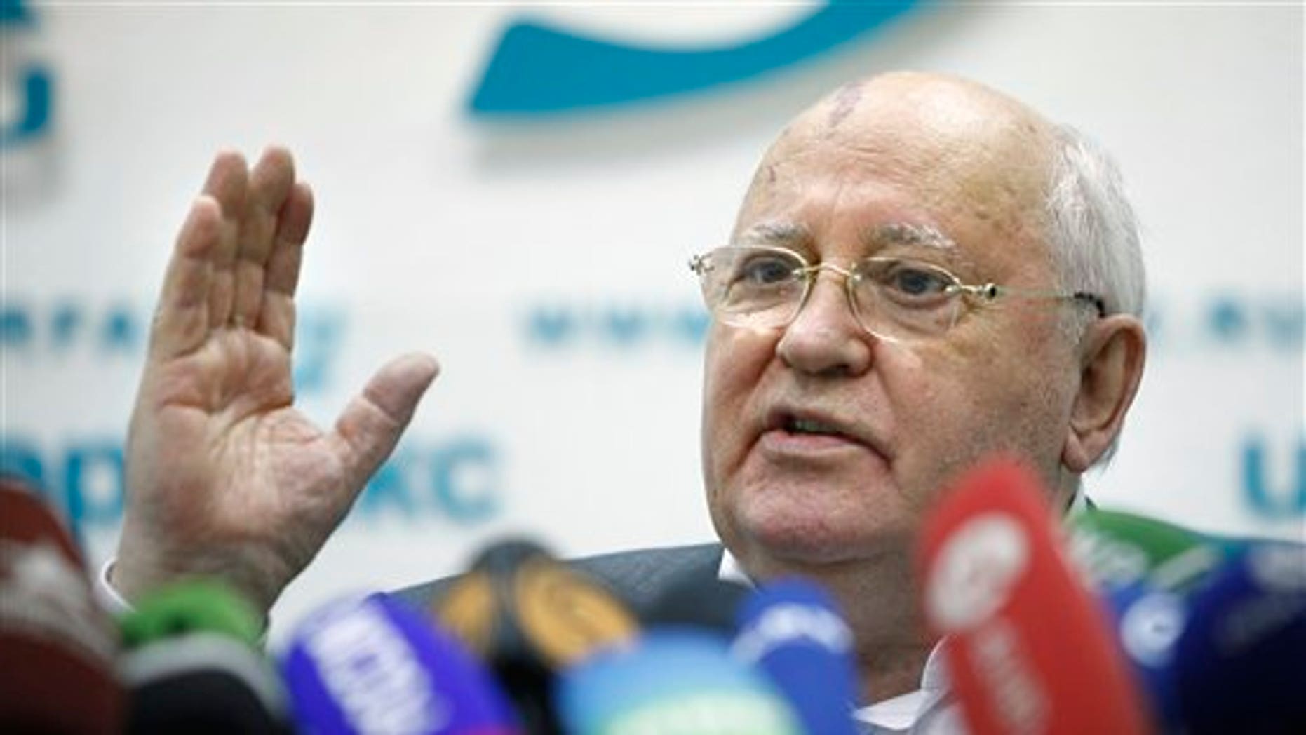 Former Soviet Leader Gorbachev Says Russia Needs Government Overhaul