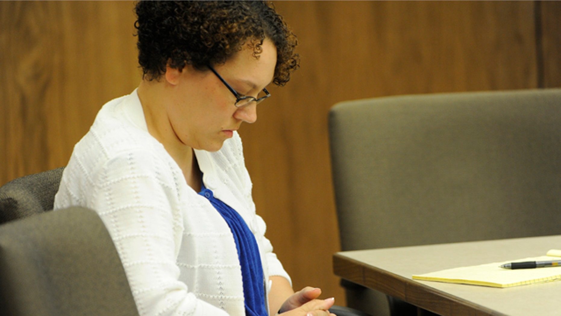 Aug. 17: Jessica Beagley appears in court on the first day of her trial in Anchorage, Alaska.