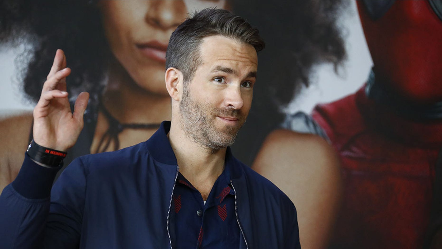 Ryan Reynolds recalls a close encounter he had with a bear growing up.