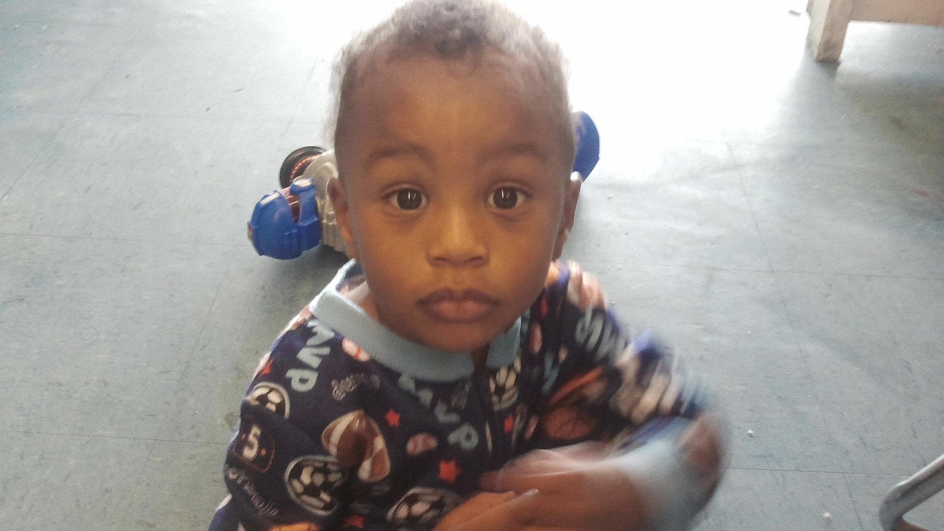 Nov. 25, 2011 photo provided by the Columbia S.C., Police Dept., 18-month-old Amir Jennings is shown near Columbia, S.C.