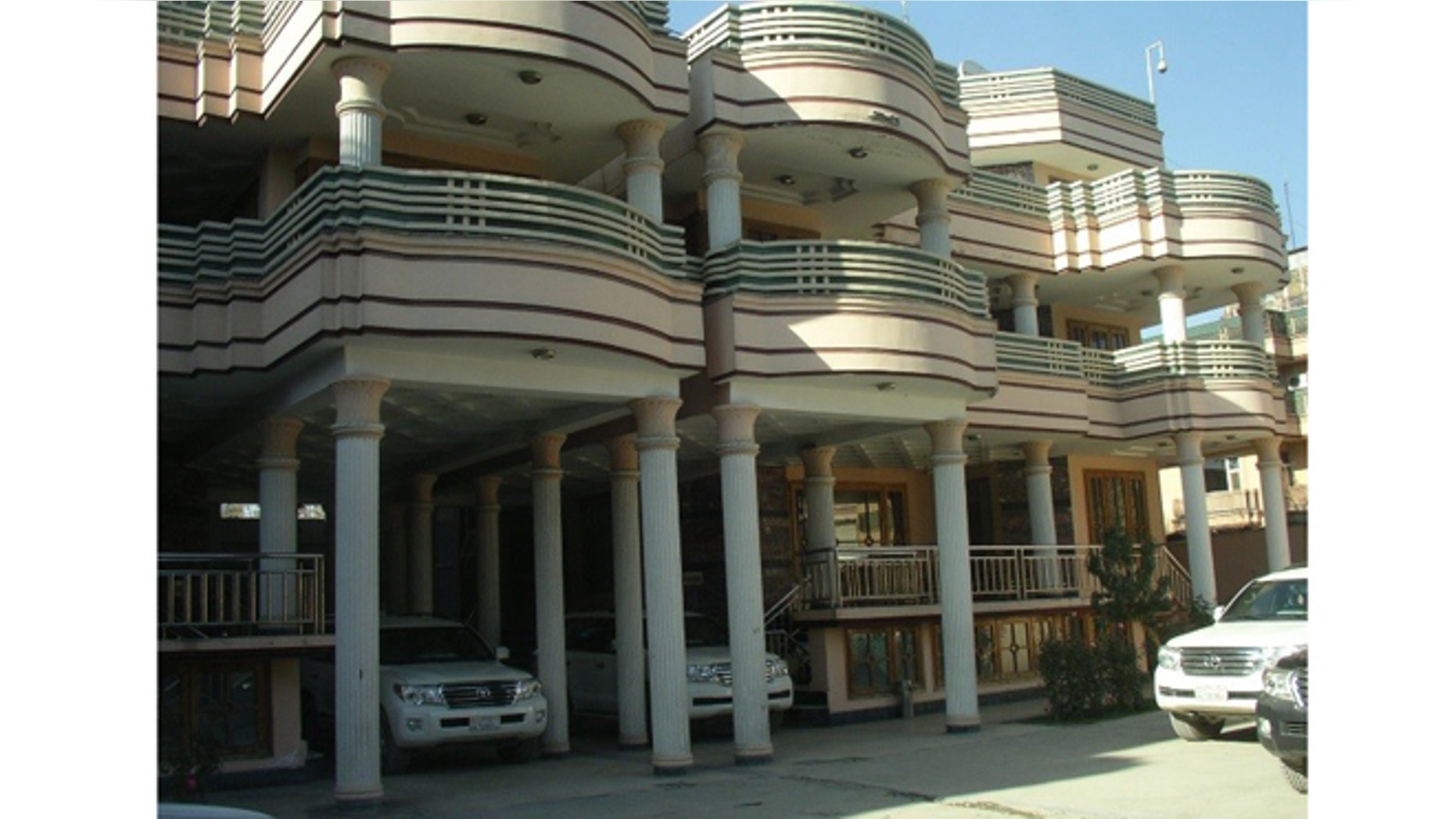 One of the multi-million dollar villas constructed by the Department of Defense's Task Force for Stability and Business Operations (TFBSO) in Afghanistan.