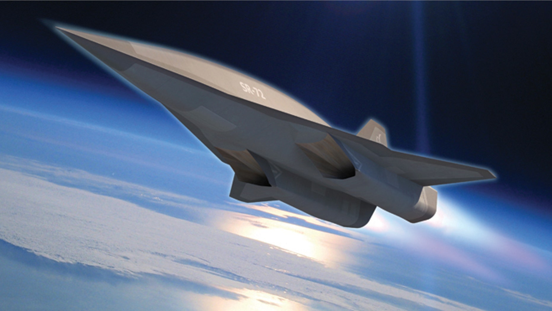 Artist's impression of the SR-72 .