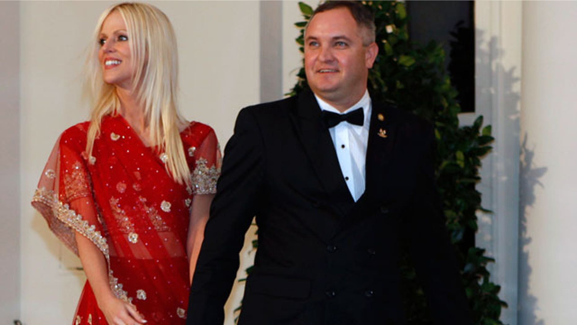 Michaele Salahi, shown here with her ex-husband Tariq.