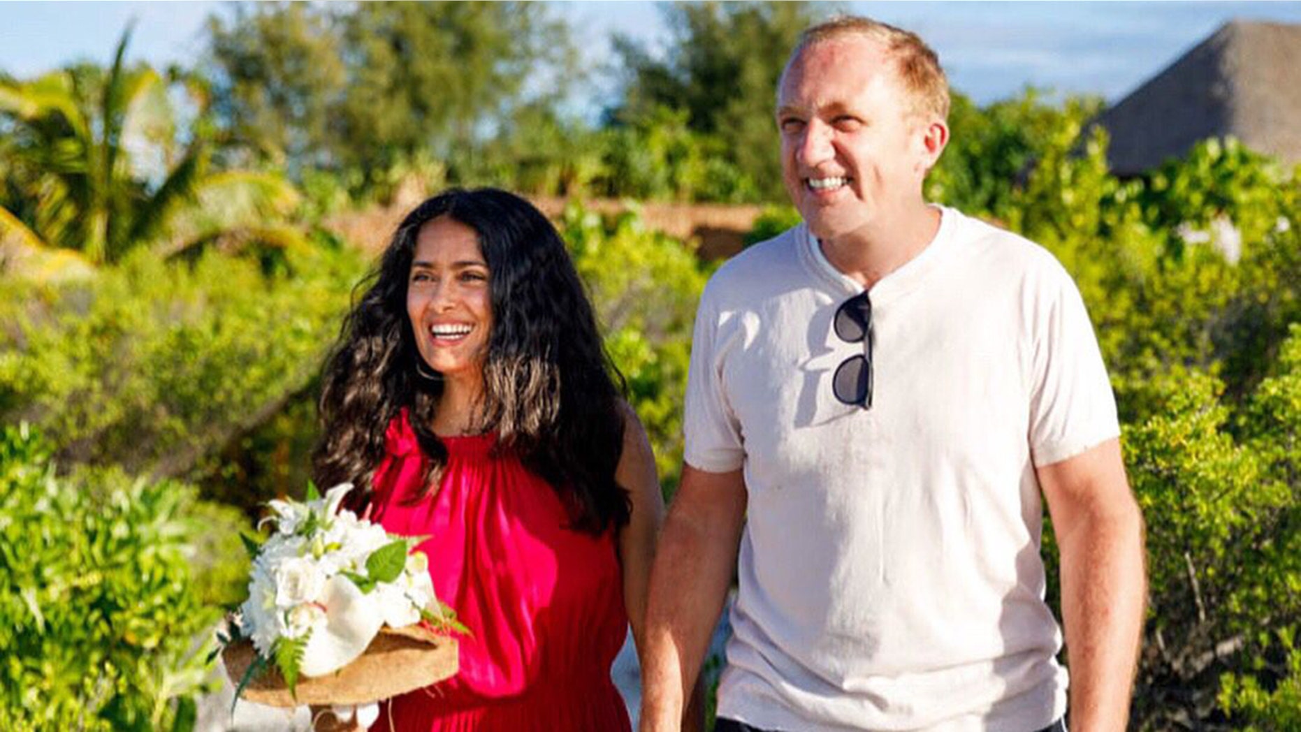 Salma Hayek and Francois-Henri Pinault.