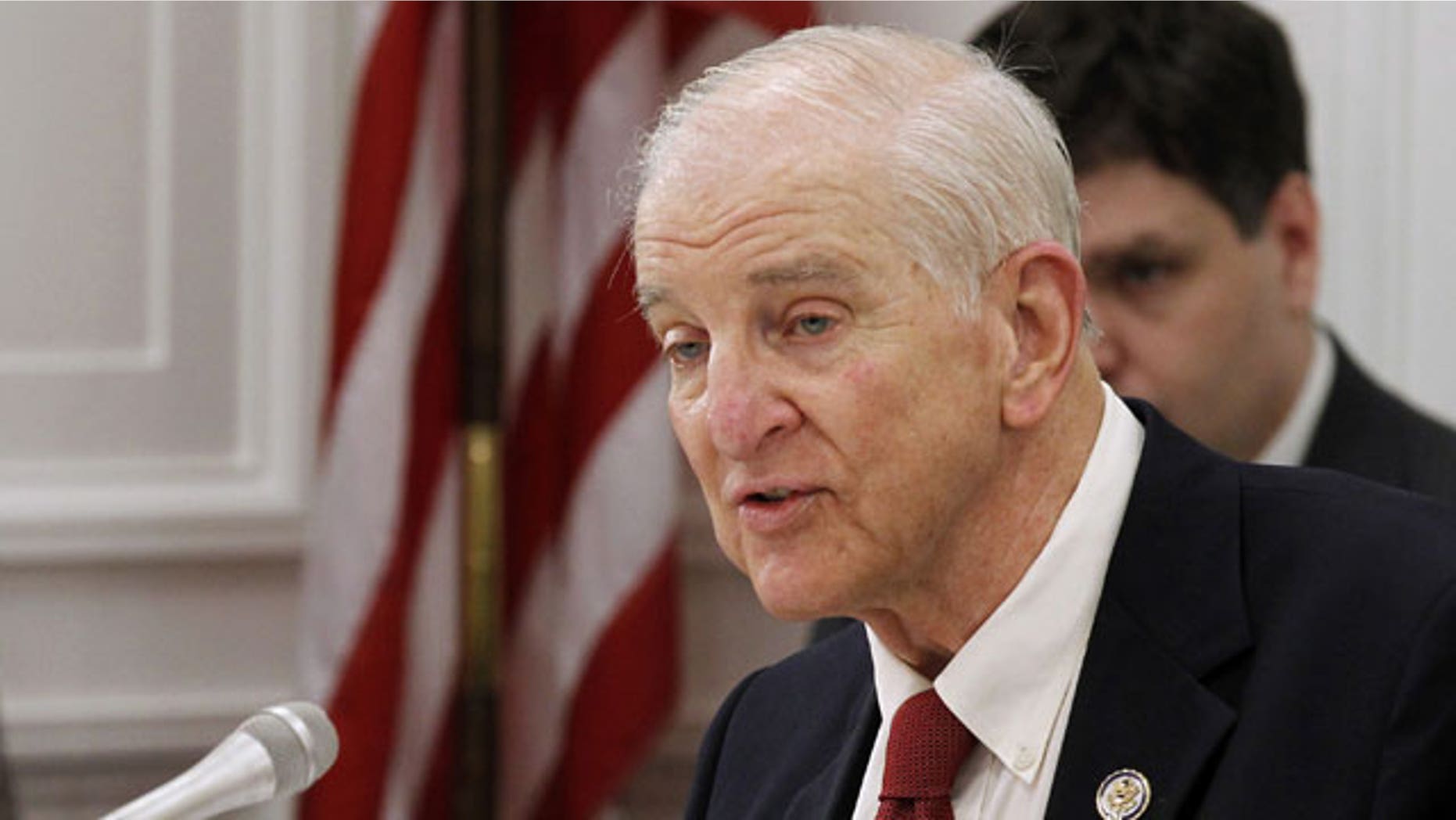 In this July 8, 2011 file photo, House Social Security subcommittee Chairman Rep. Sam Johnson, R-Texas presided over the subcommittee's hearing on Capitol Hill in Washington.