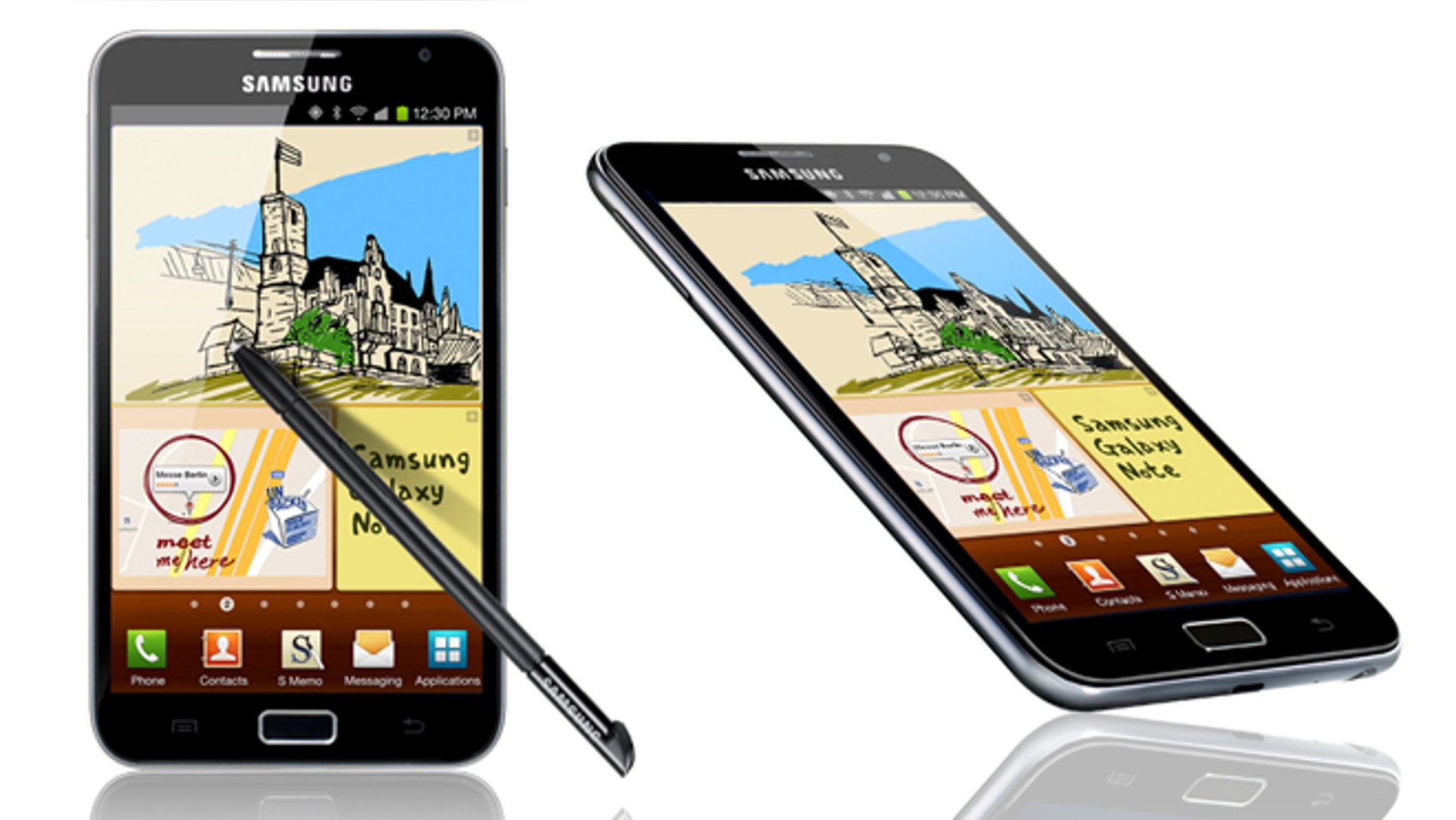 The Samsung Galaxy Note, a 5.3-inch smartphone so large that some are dubbing it a "super phone."