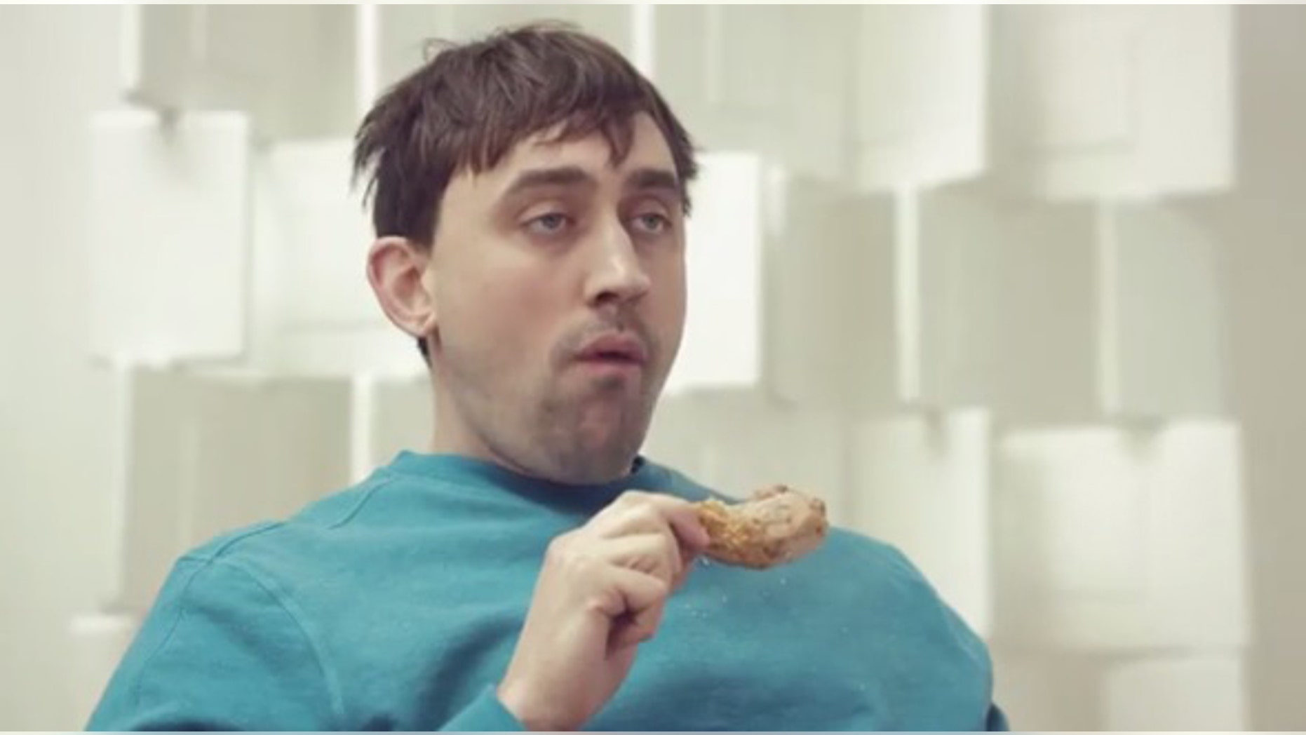 A new advertisment from Samsung for its televisions -- which can "evolve" through a plug-in module -- portrays males as slovenly cavemen.