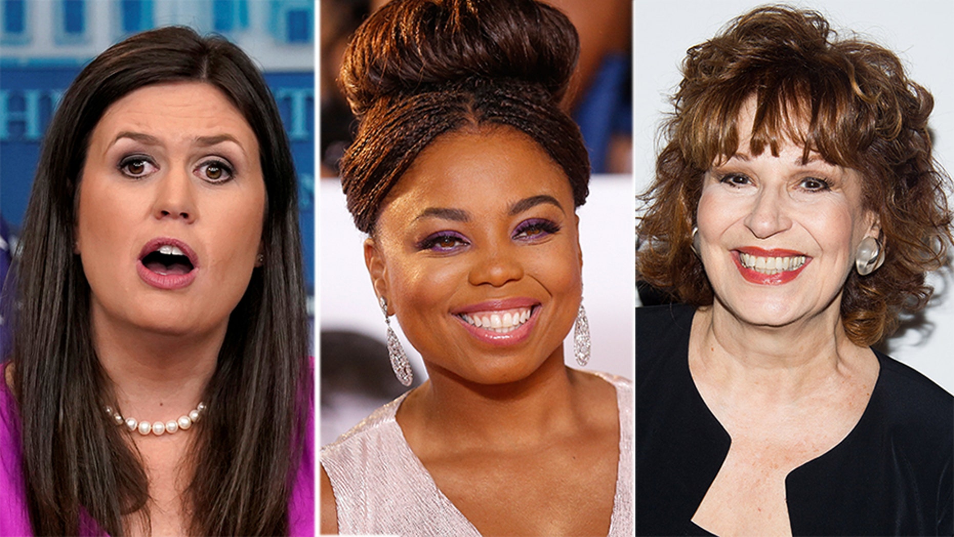 White House press secretary Sarah Sanders cited ESPN's Jemele Hill and ABC's Joy Behar's anti-Trump comments on Wednesday.