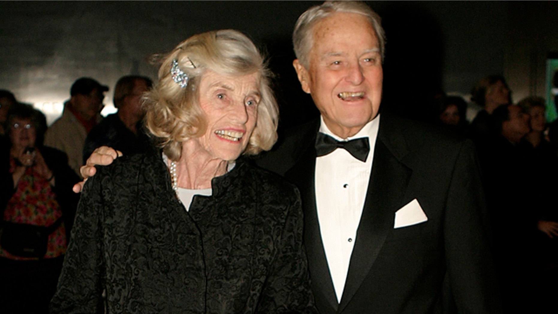 Dec. 5, 2004: Eunice and Sergeant Shriver arrive at the 2004 Kennedy Center Honors in Washington, D.C. (Reuters)