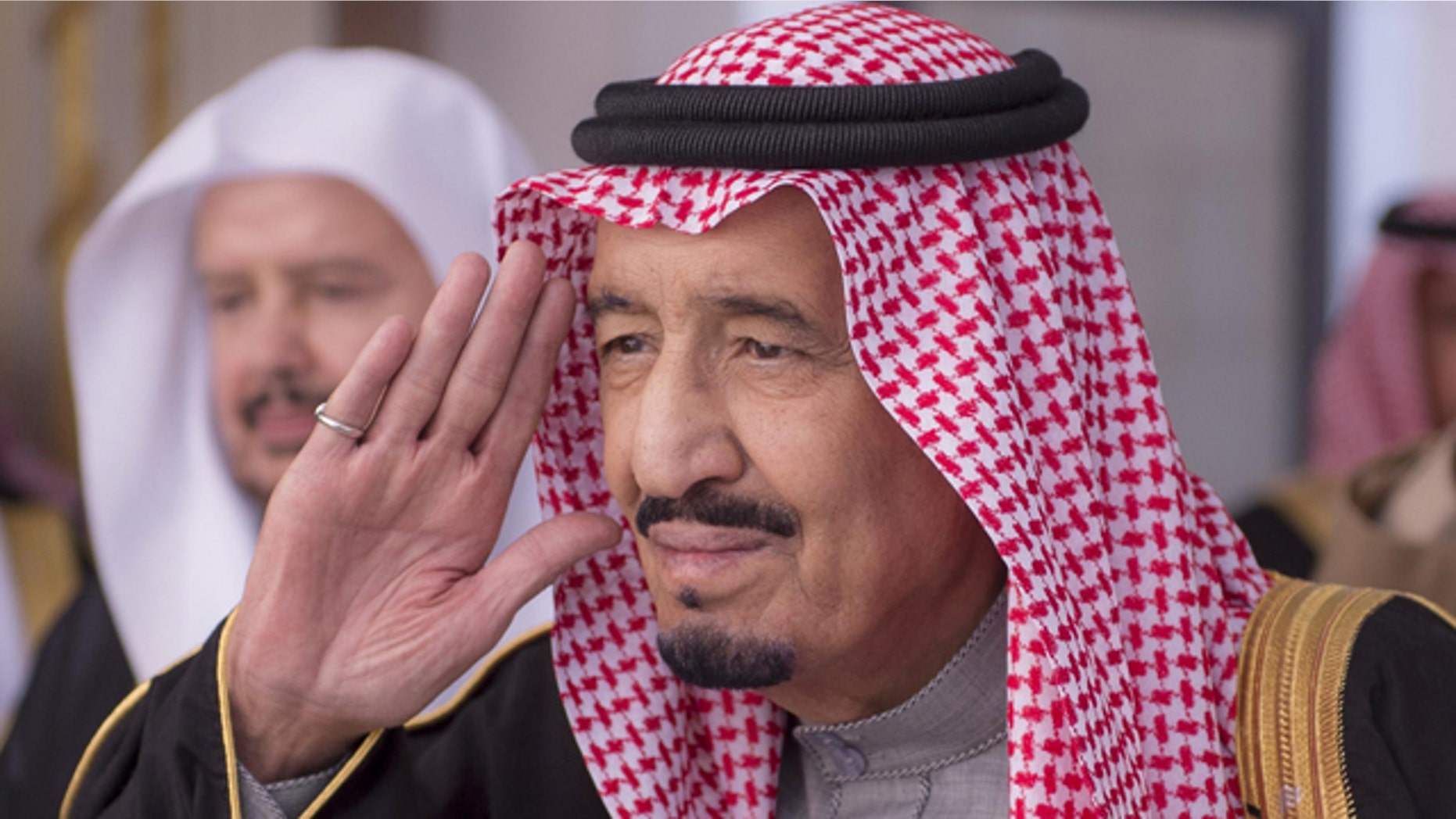 FILE- In this Jan. 6, 2015, file image released by the Saudi Press Agency, Crown Prince Salman gestures during a session at the Shura Council. (AP Photo/Saudi Press Agency, File)