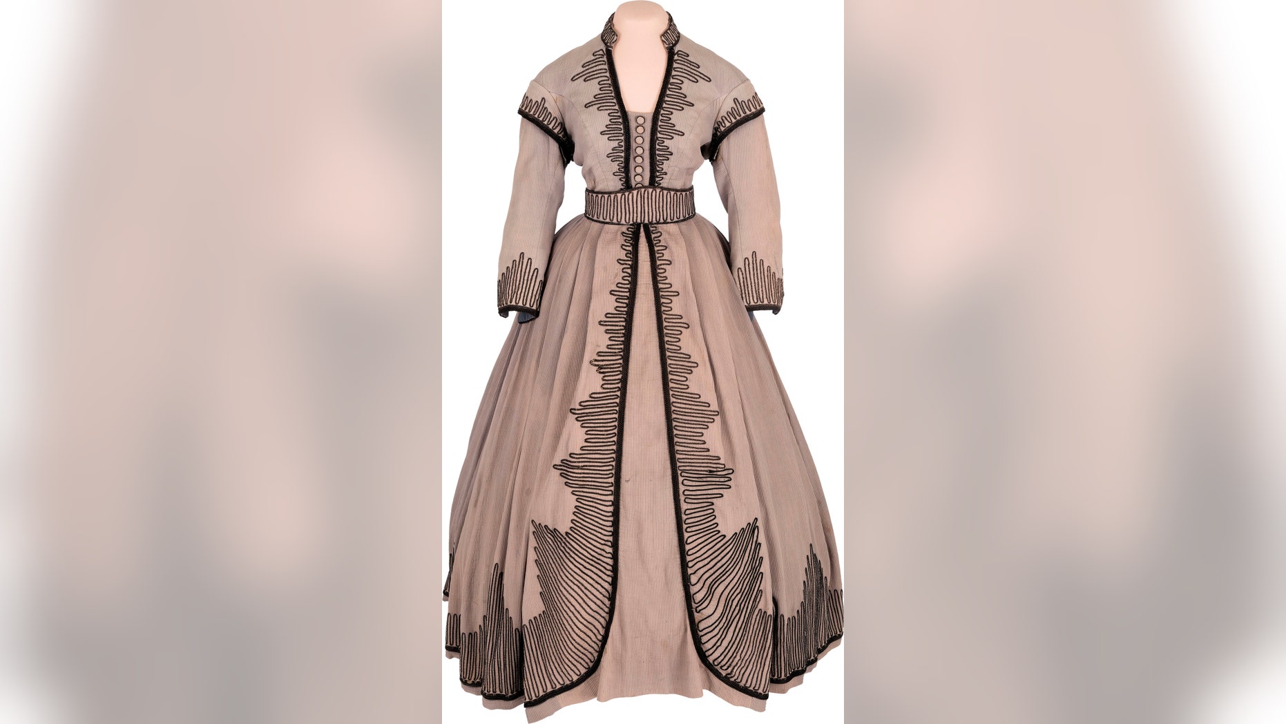 This undated photo courtesy of Heritage Auctions and HA.com shows an outfit worn in several scenes of the 1939 film Gone With the Wind by Vivien Leigh as she played Scarlett OHara.