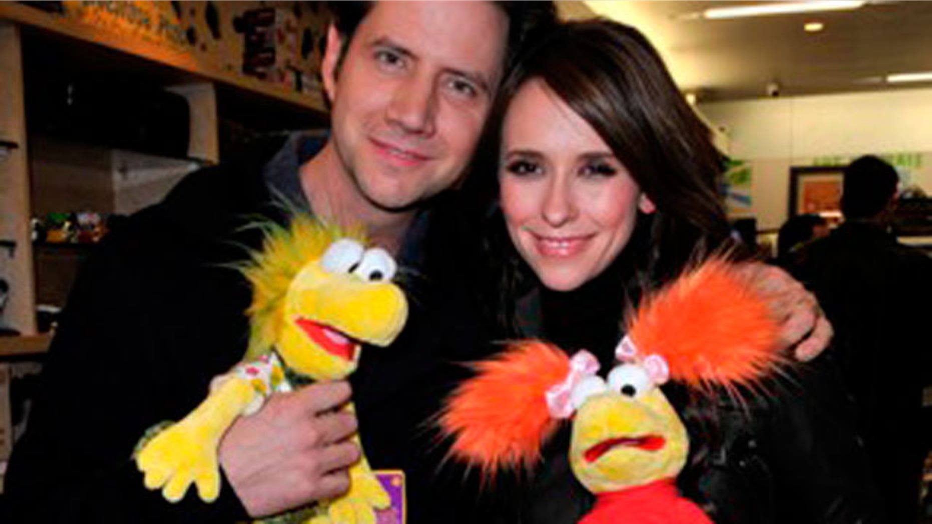 Jennifer Love Hewitt and beau Jamie Kennedy at the special presentation of the Fraggle Rock Volkswagon Routan at the Fraggle Rock Clothing & Costume Jewelry Collection party at Kitson in L.A.