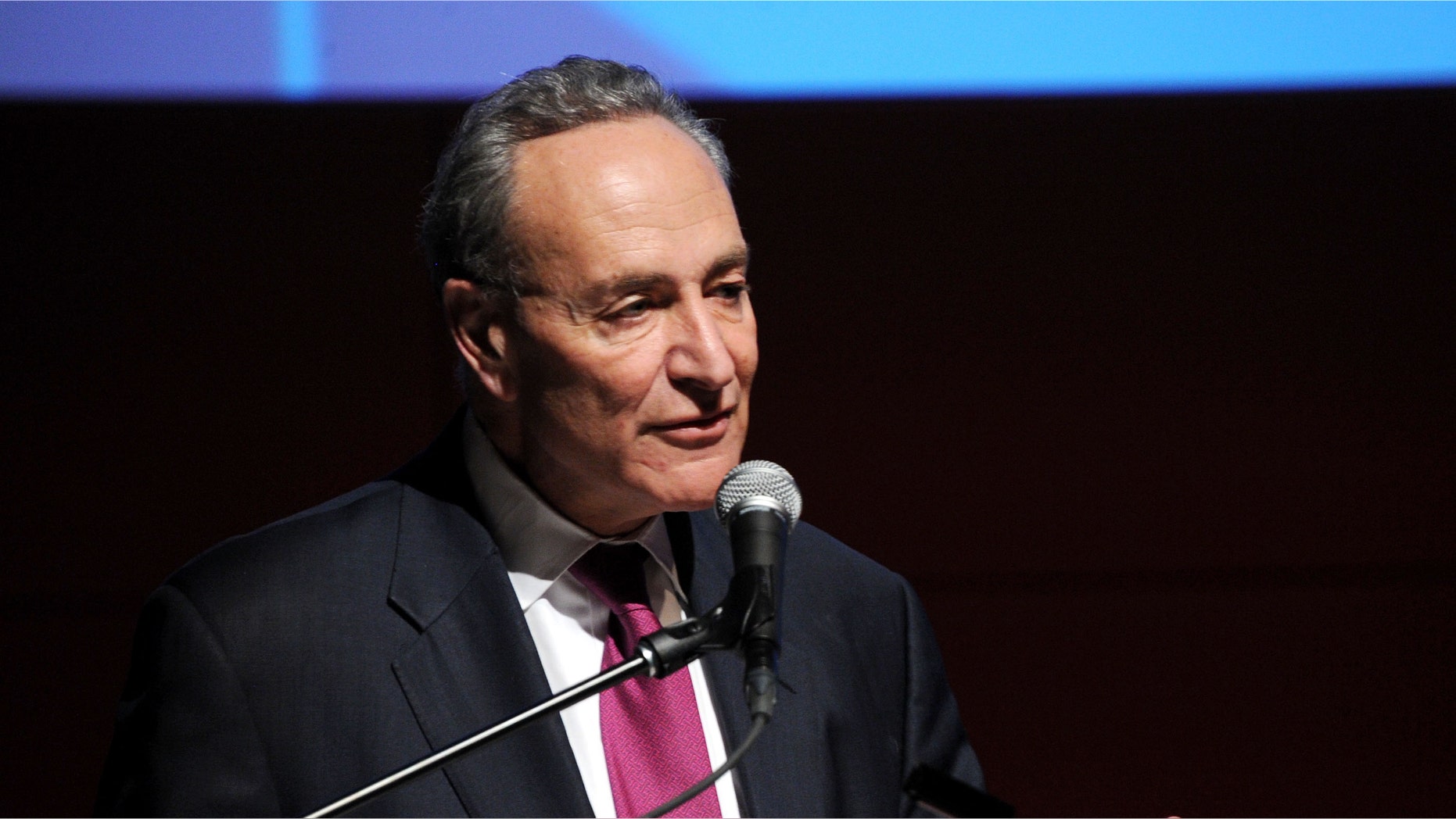 Sen. Schumer at the New School University Center Opening Showcase on January 23, 2014, in New York City.